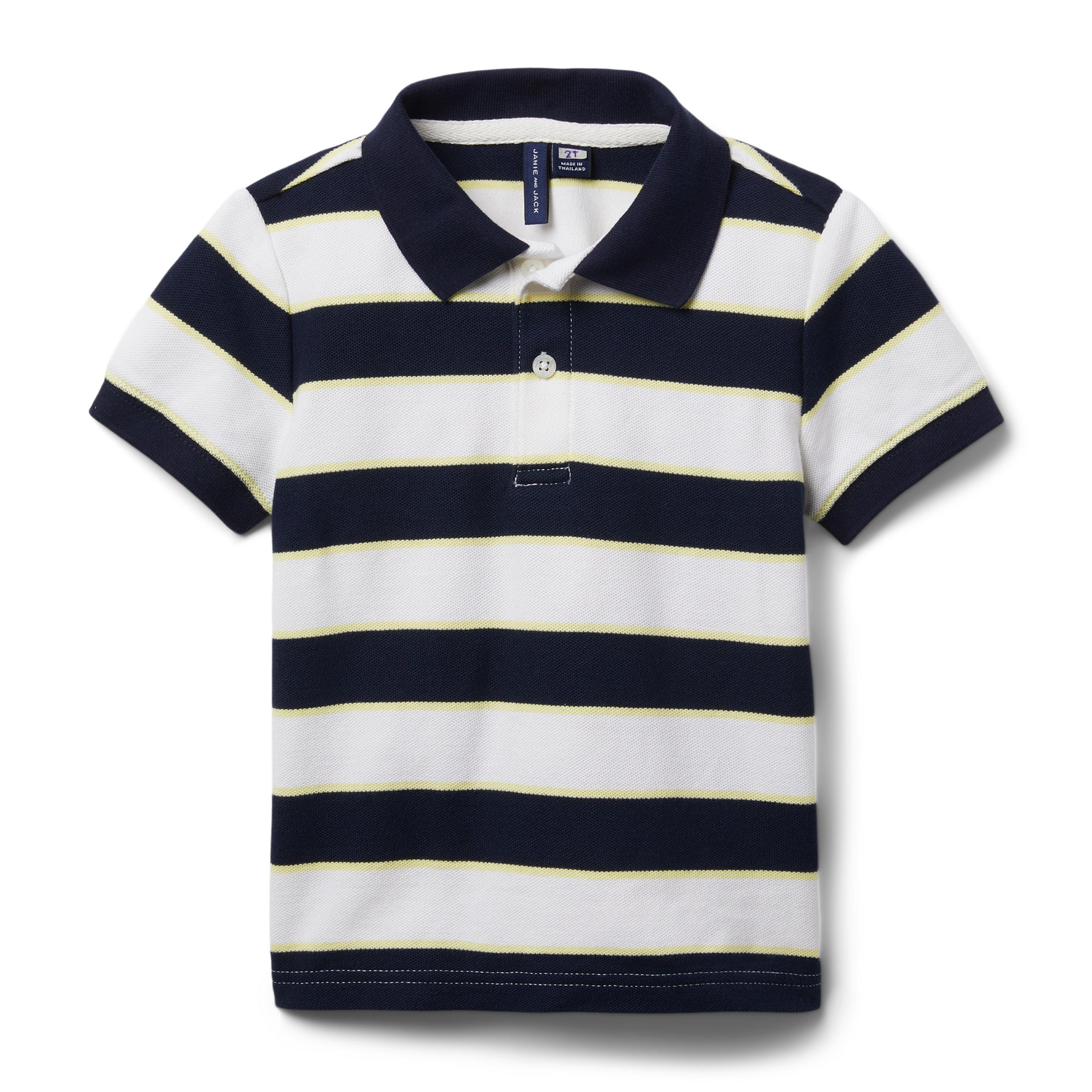Striped Pique Polo image number 0