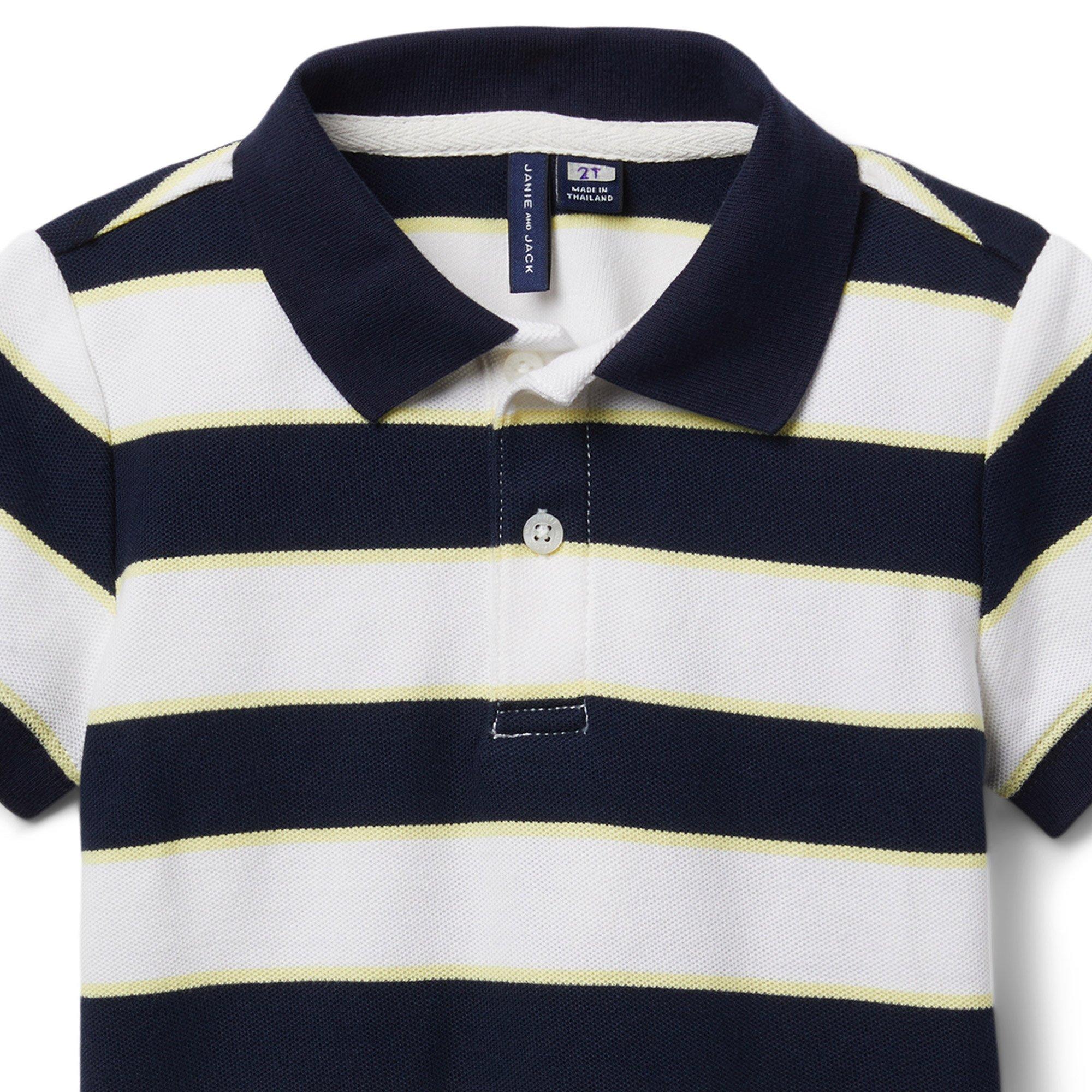 Striped Pique Polo image number 2