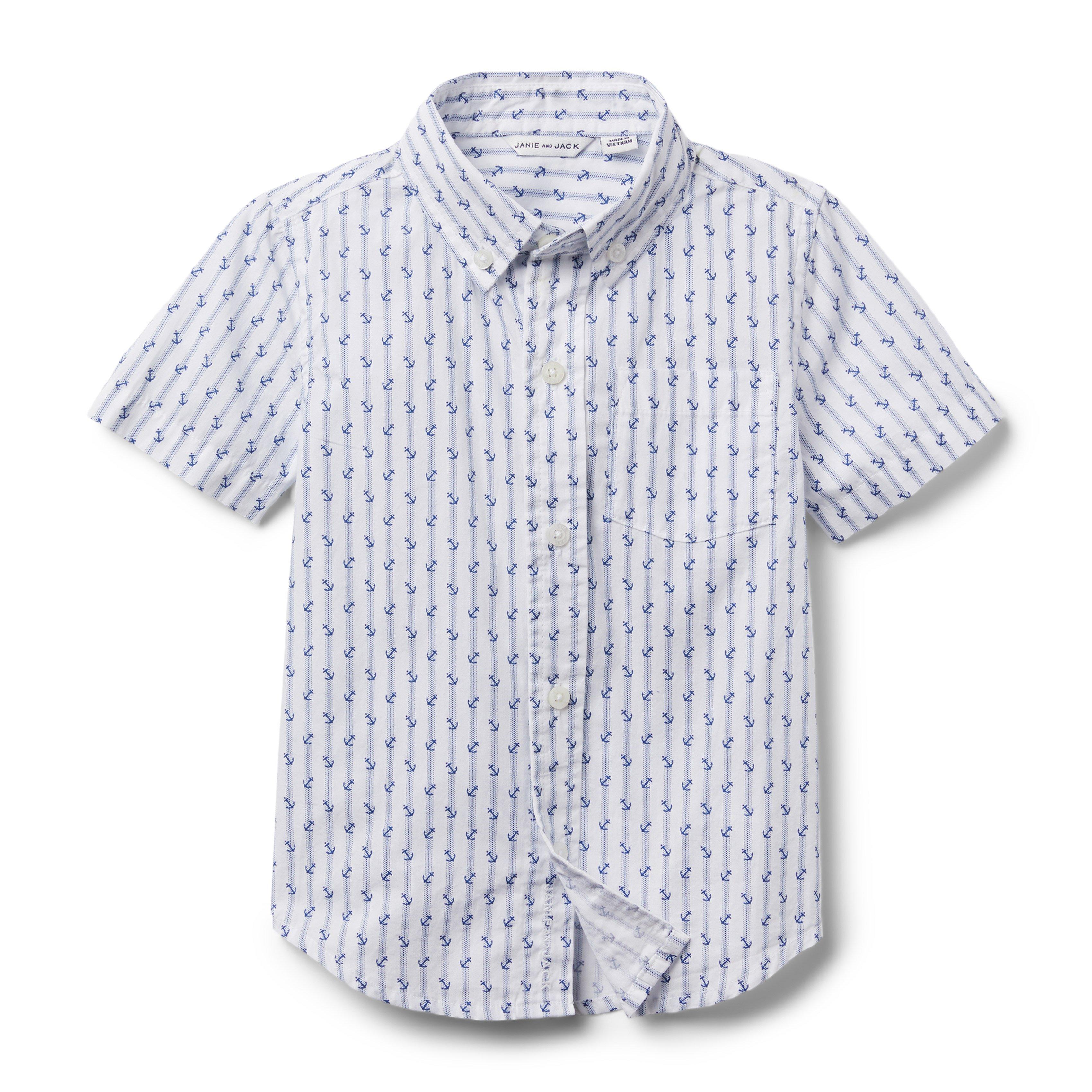Anchor Stripe Poplin Shirt image number 0