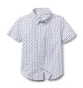 Anchor Stripe Poplin Shirt