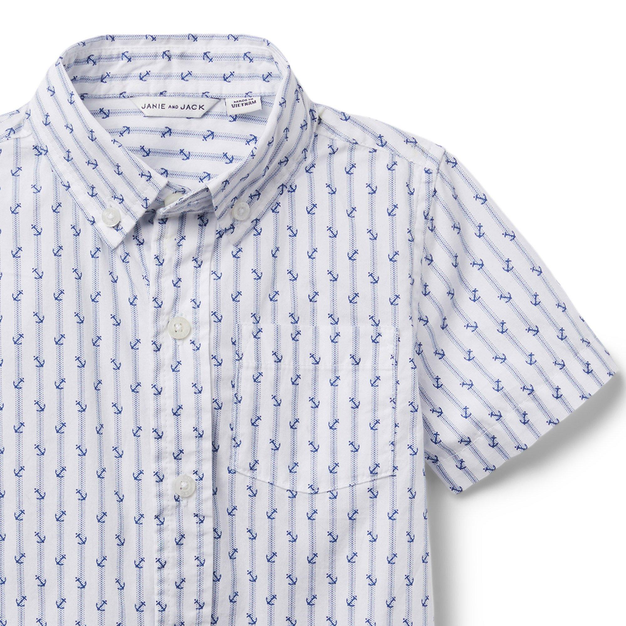 Anchor Stripe Poplin Shirt image number 2