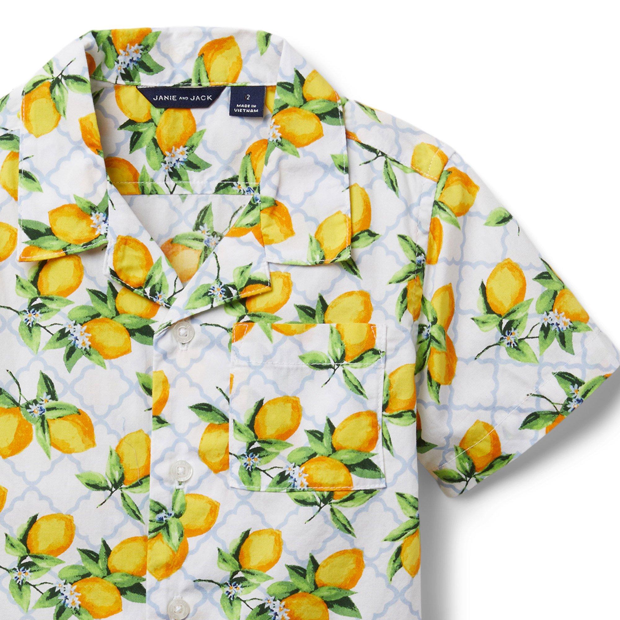 Lemon Poplin Shirt image number 2
