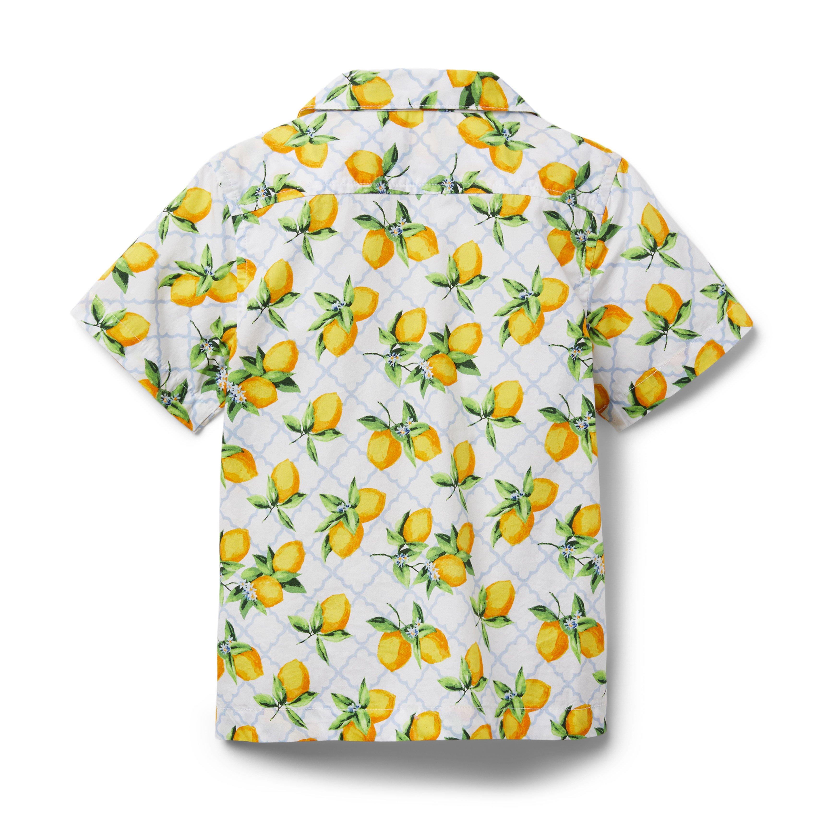 Lemon Poplin Shirt image number 1