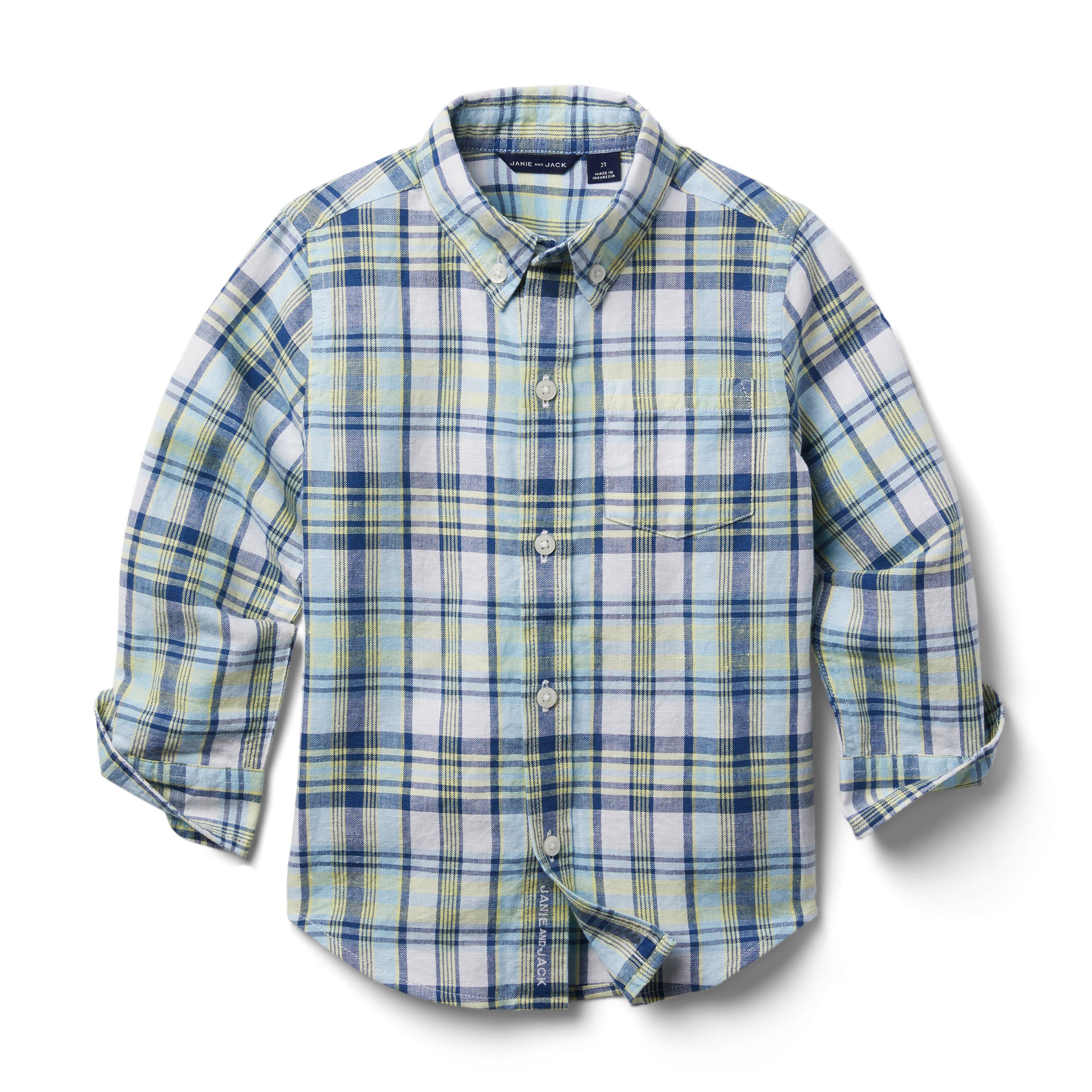 Plaid Linen Shirt image number 0