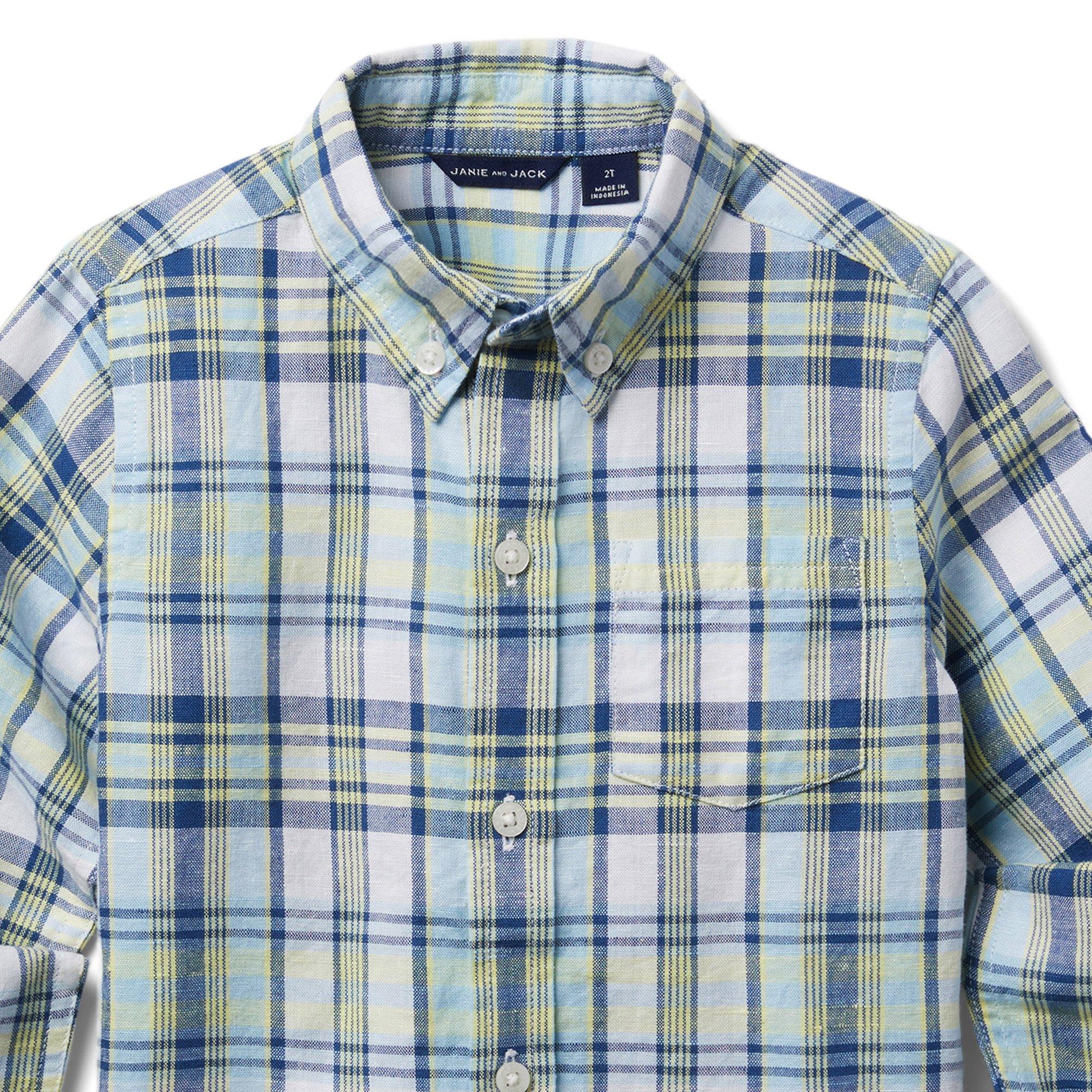 Plaid Linen Shirt image number 2