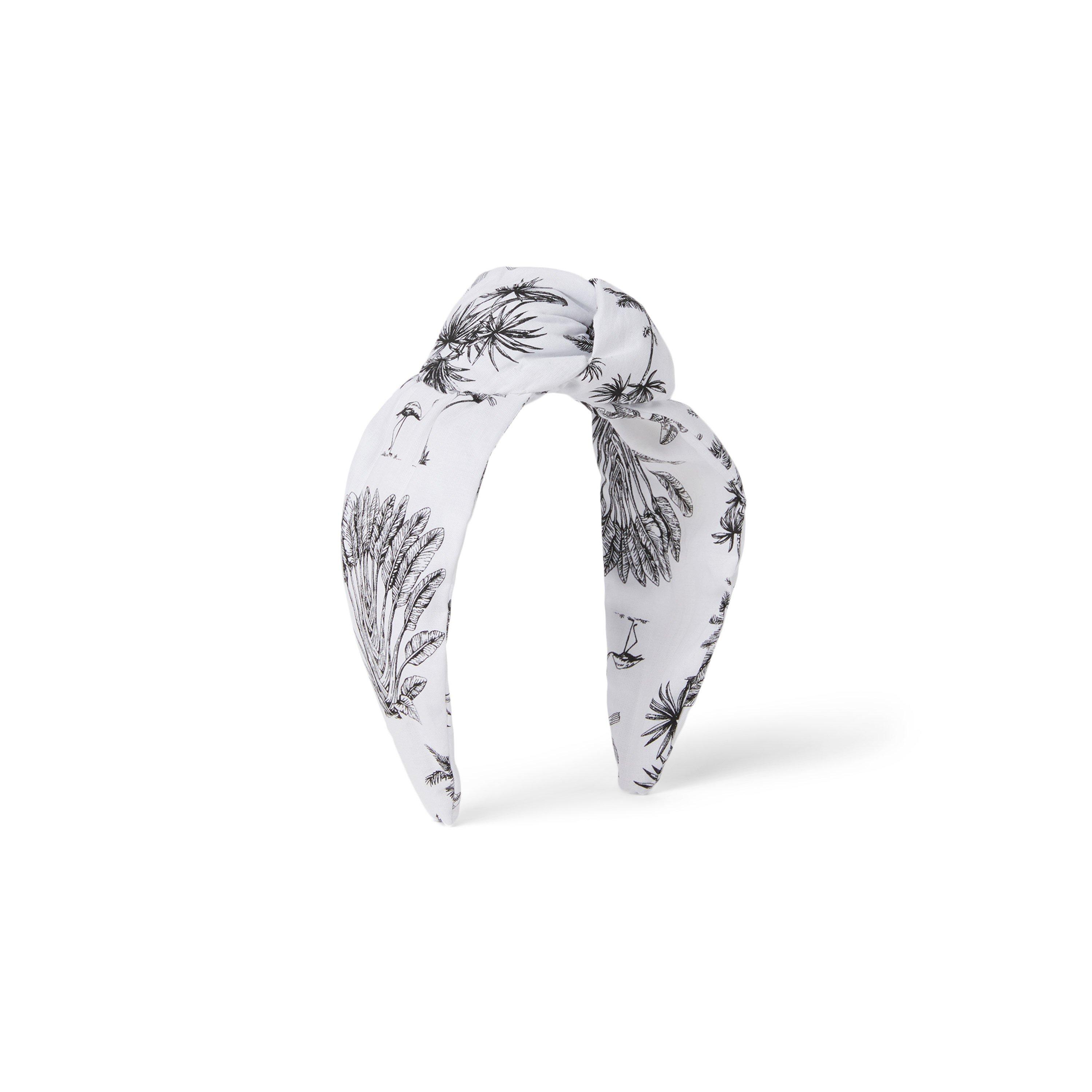 Palm Toile Knot Headband image number 0