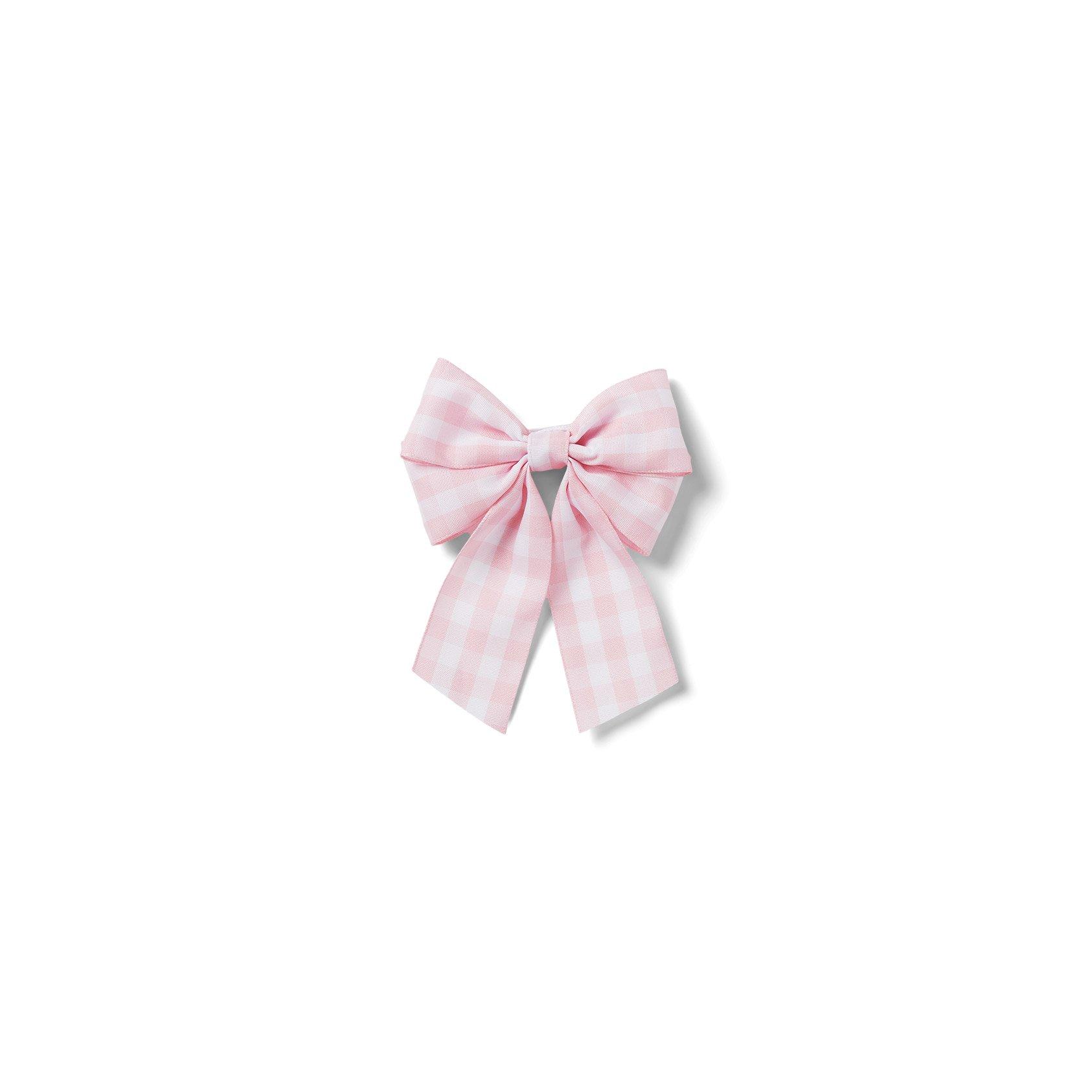 Gingham Bow Barrette
