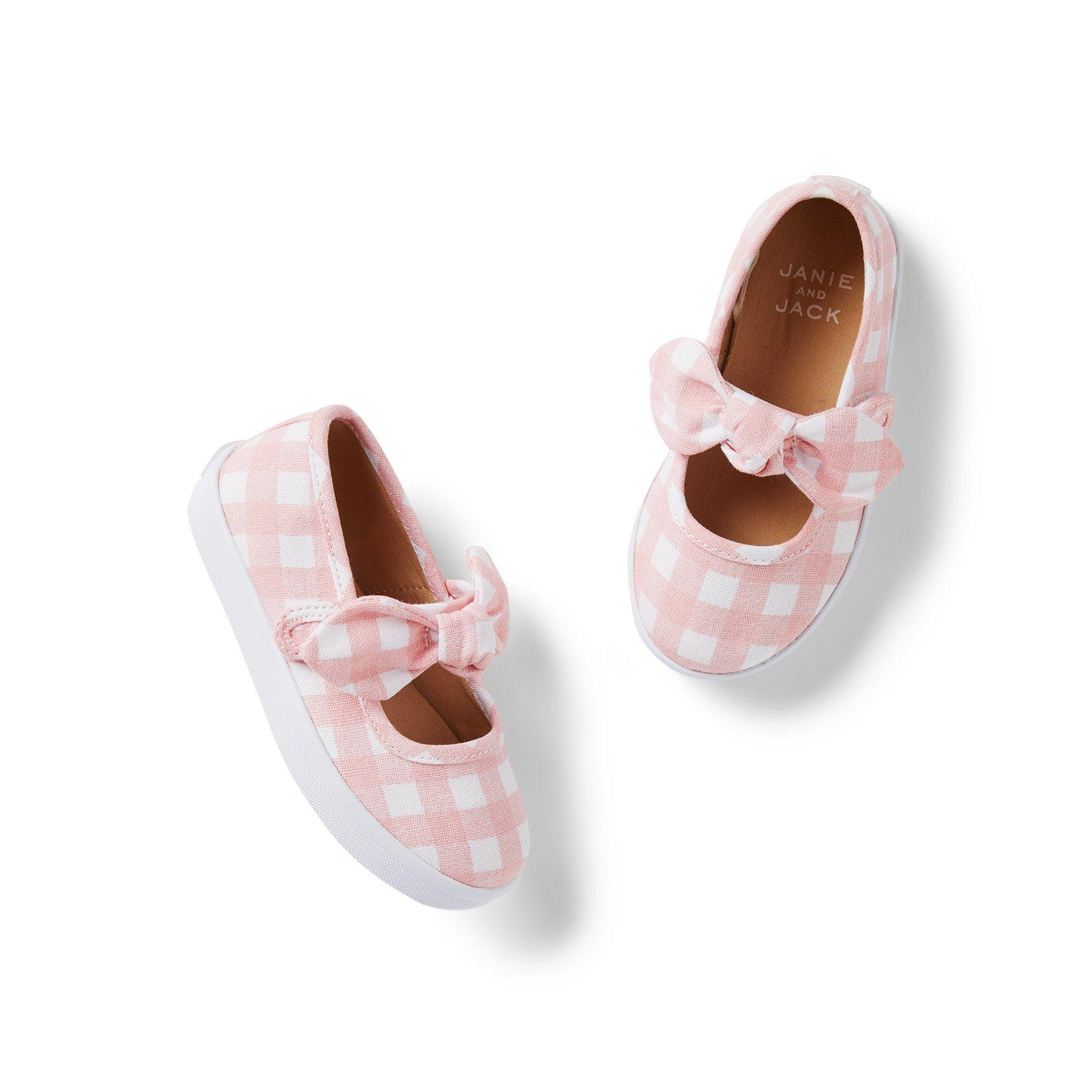 Gingham Bow Sneaker