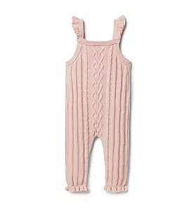 Baby Cable Knit Sweater Overall