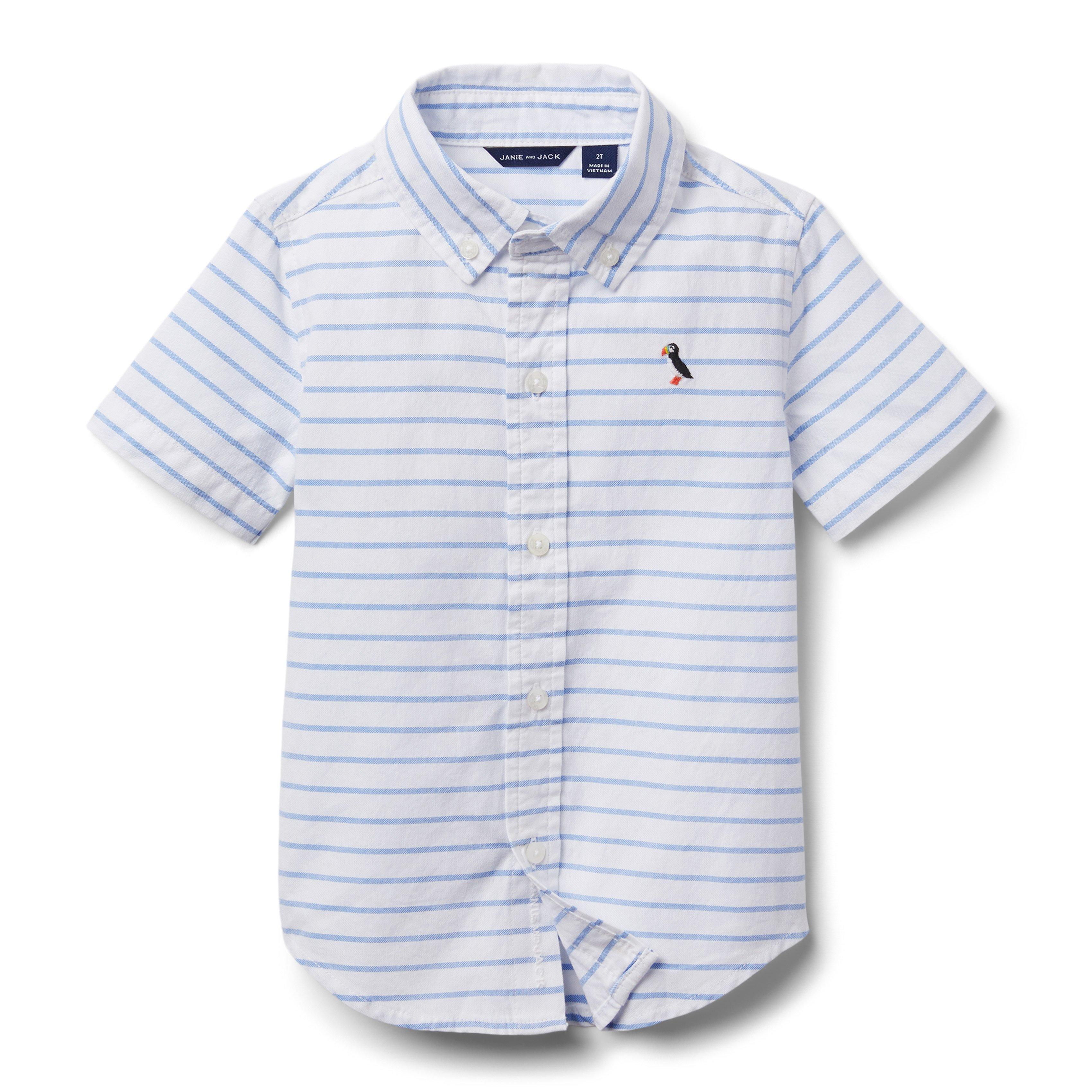 Striped Puffin Oxford Shirt