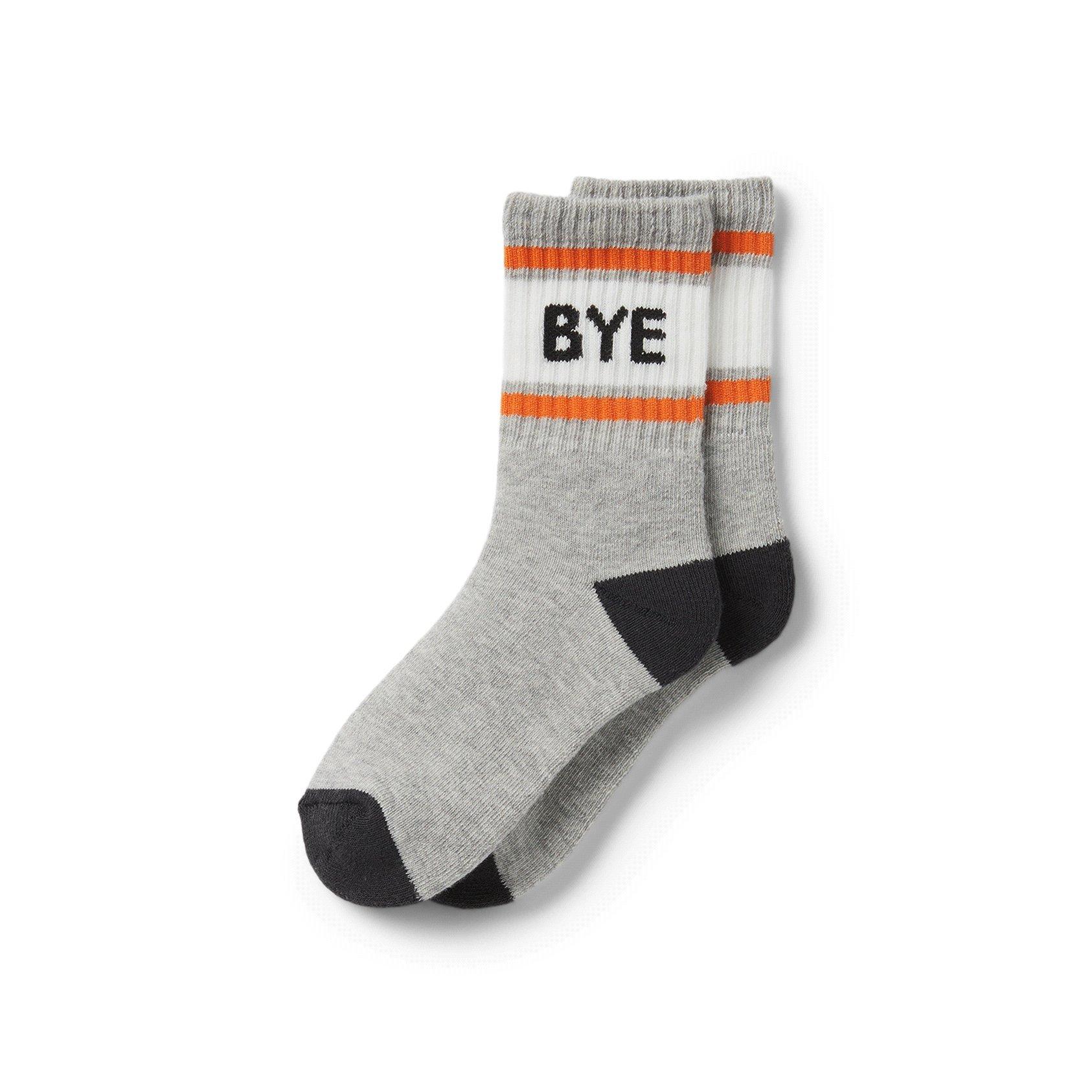 Hi Bye Crew Sock image number 1
