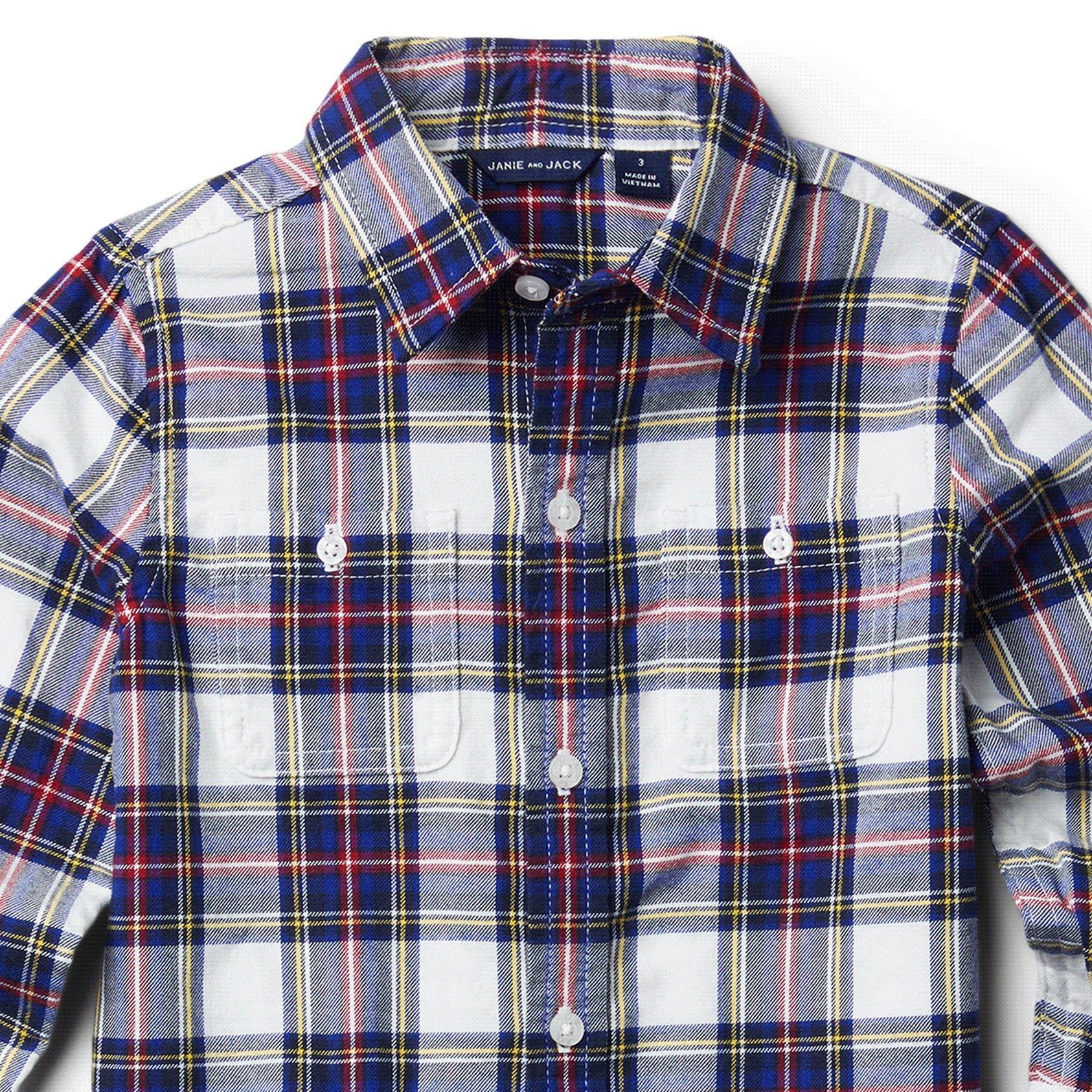 Plaid Brushed Twill Shirt image number 2