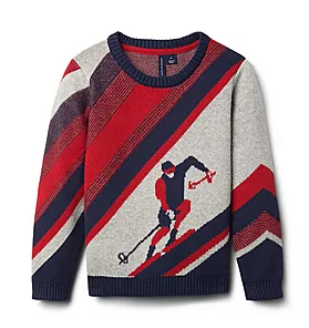 Striped Ski Sweater