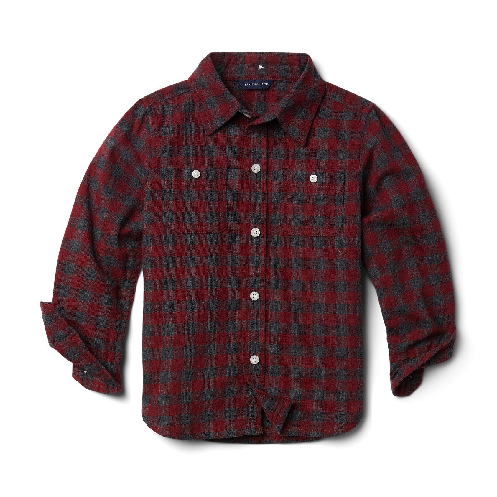 Plaid Brushed Twill Shirt