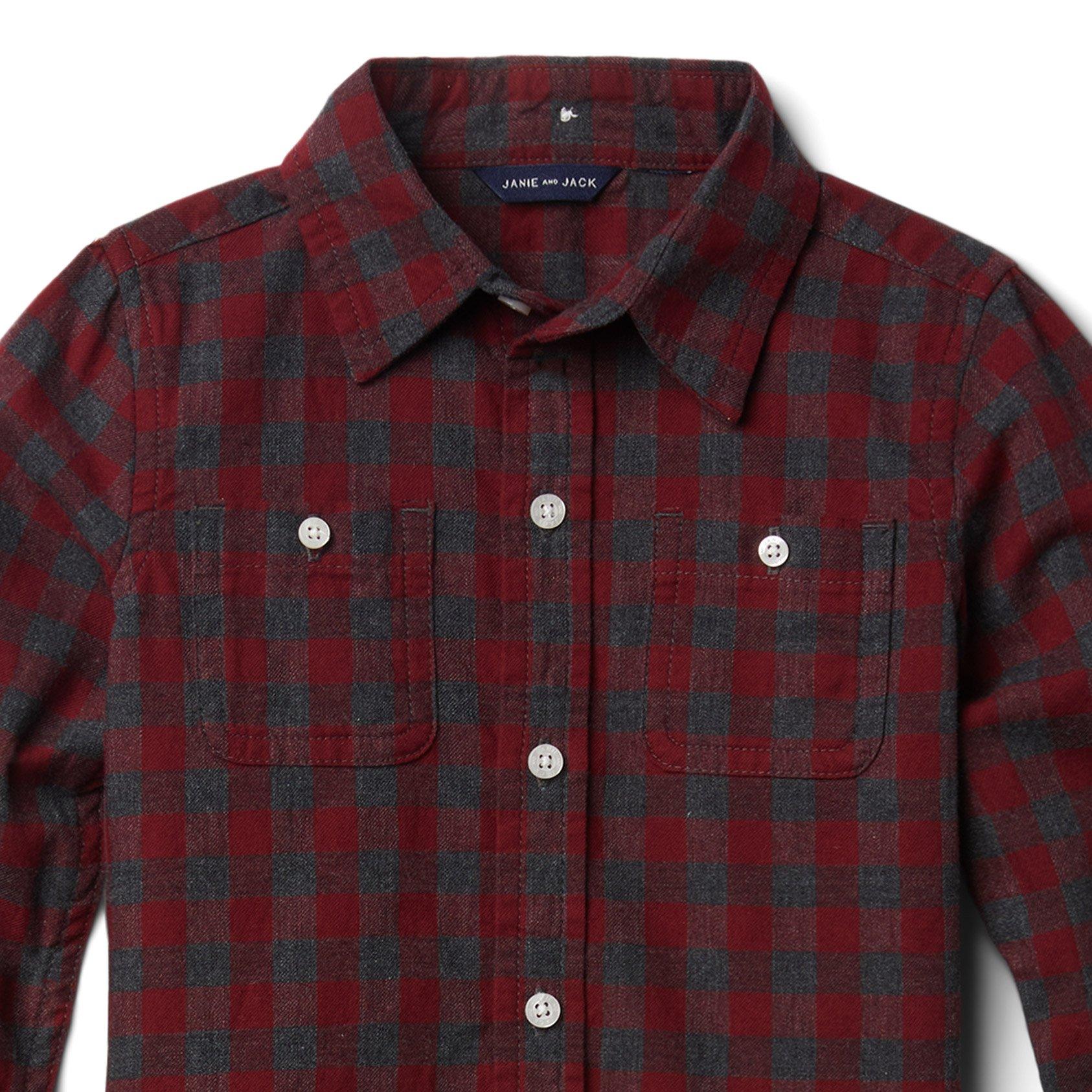 Plaid Brushed Twill Shirt image number 2