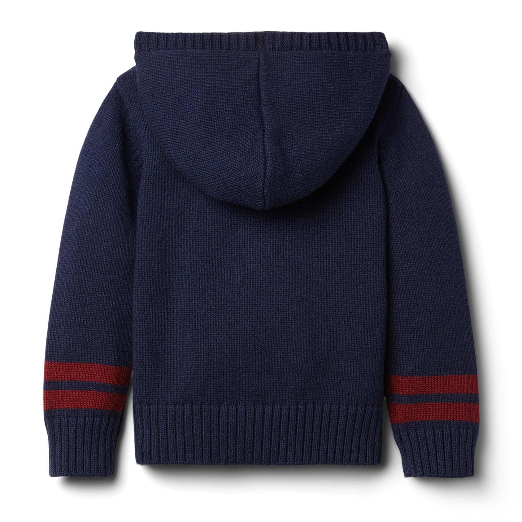 Hooded J Patch Sweater image number 1