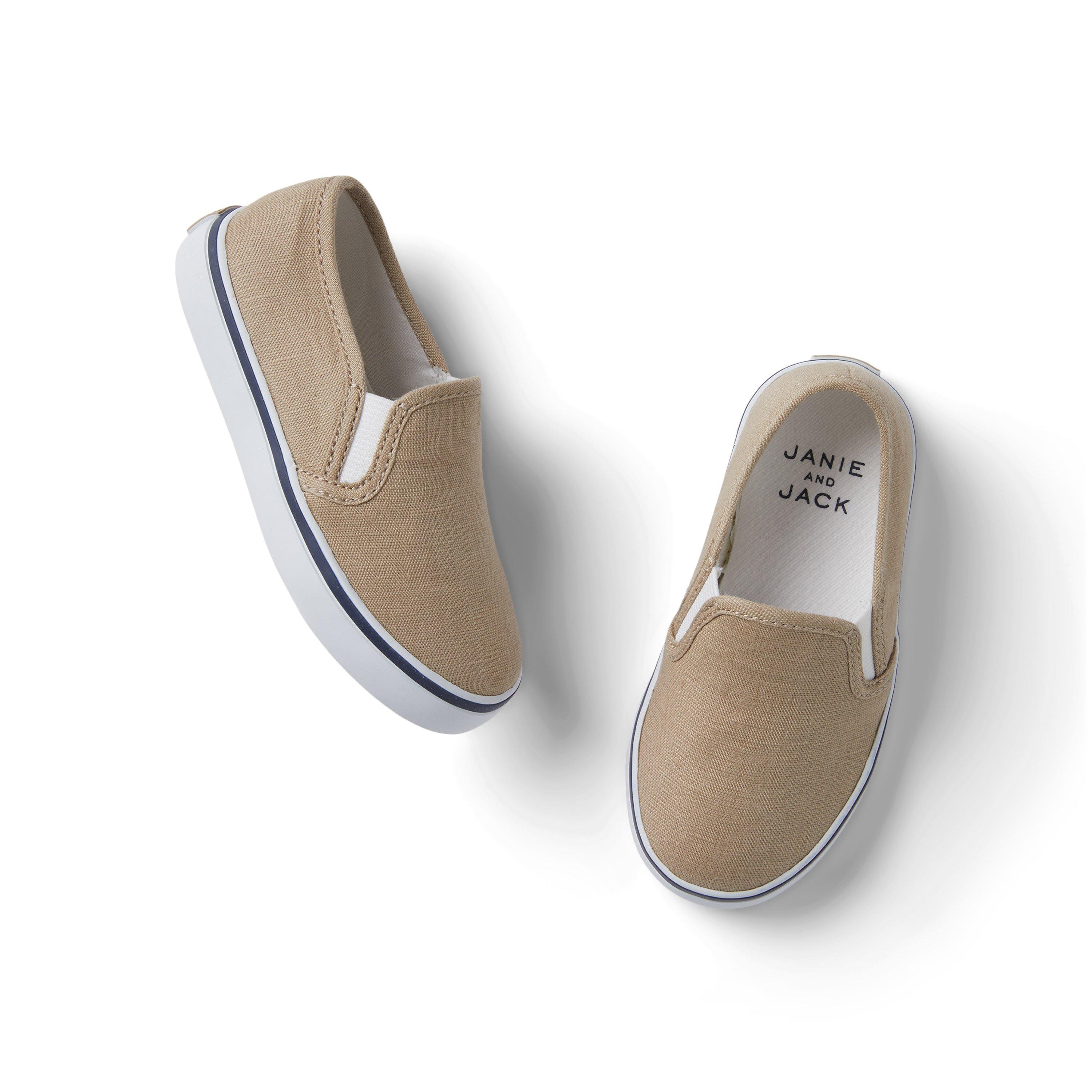 Linen Slip-On Sneaker