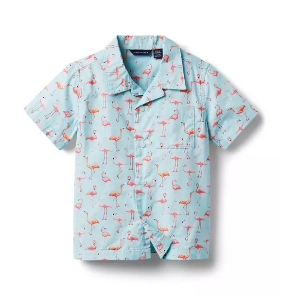 Flamingo Poplin Shirt
