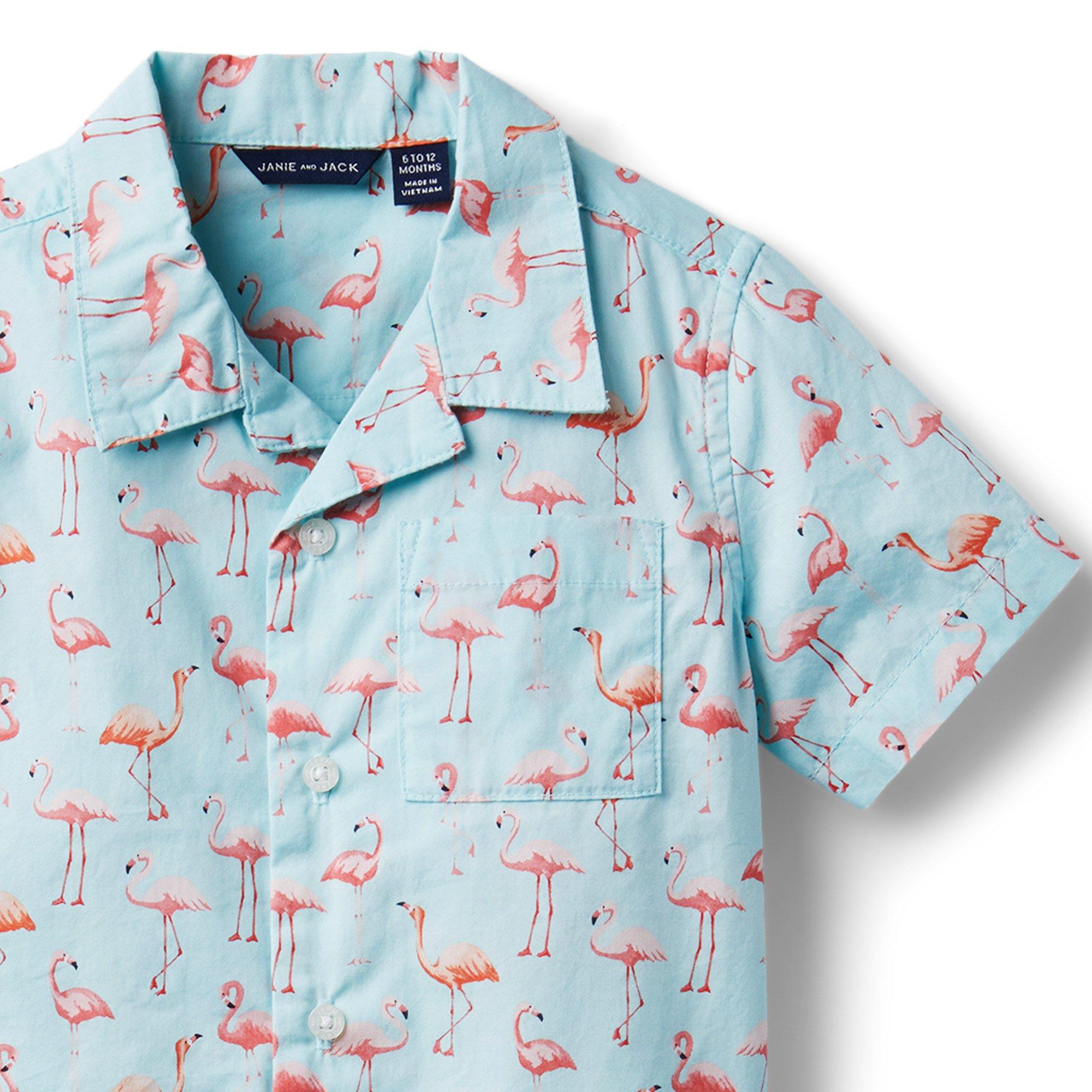 Flamingo Poplin Shirt image number 2