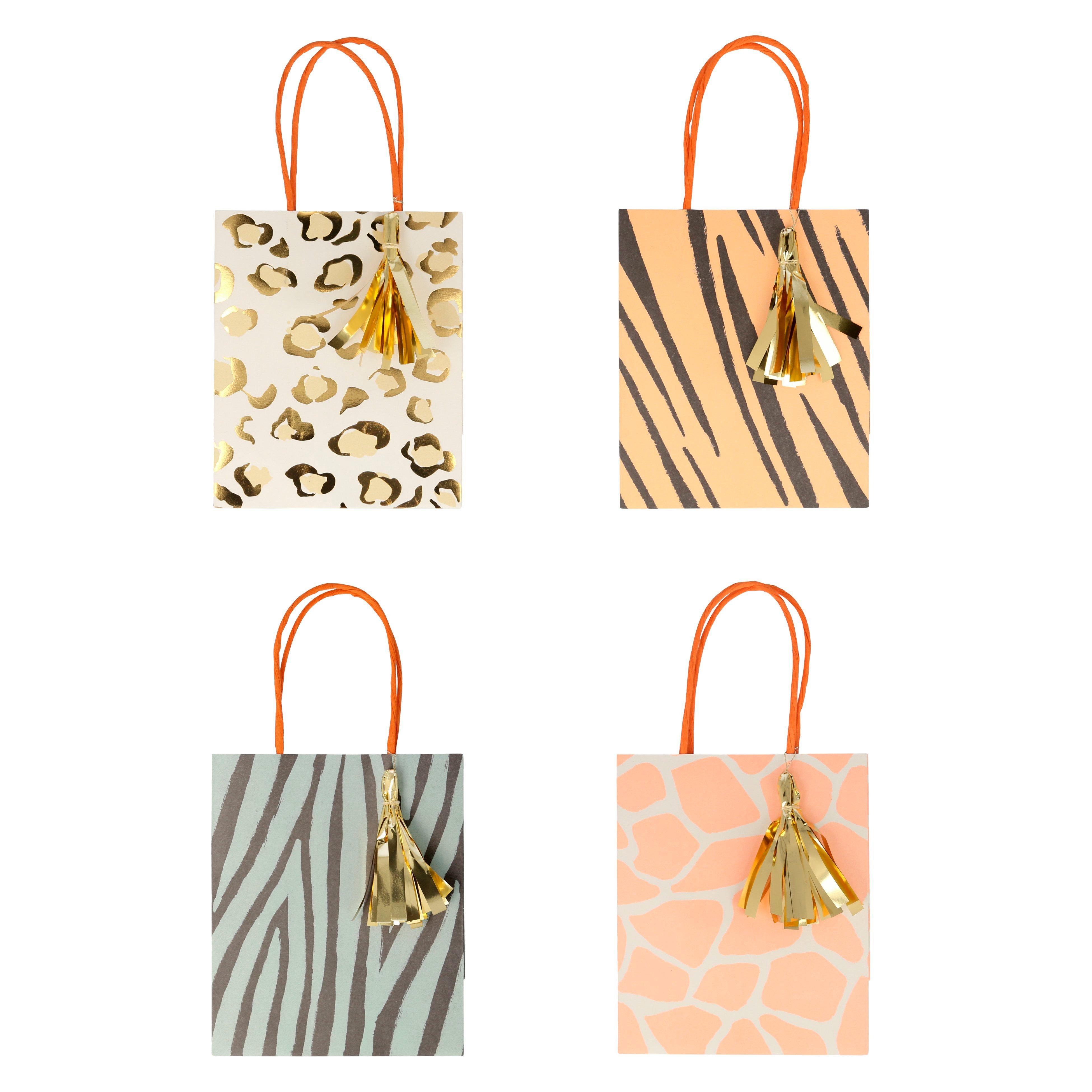 Meri Meri Safari Animal Print Party Bags image number 0