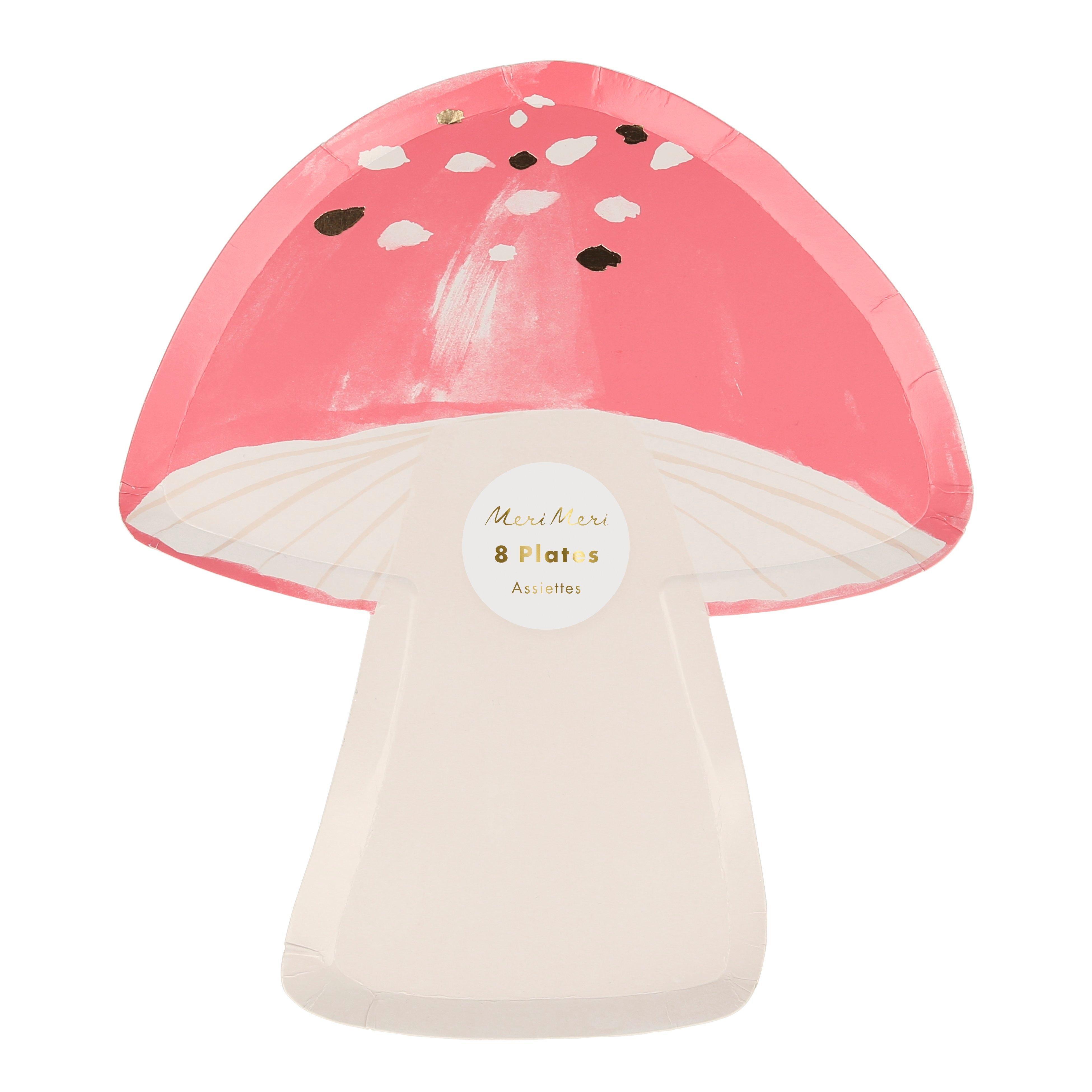 Meri Meri Fairy Toadstool Plate Set image number 1