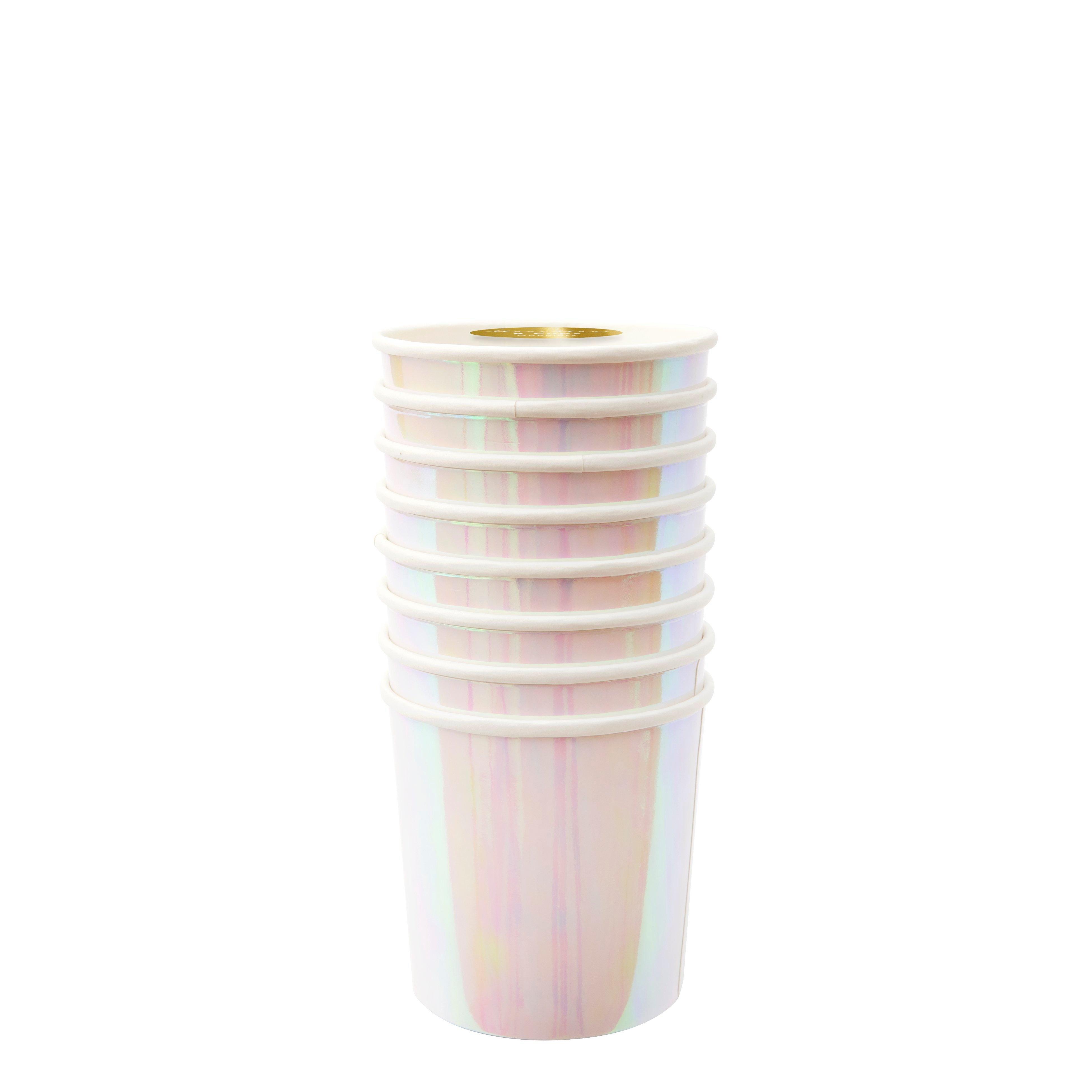 Meri Meri Iridescent Tumbler Cups image number 1