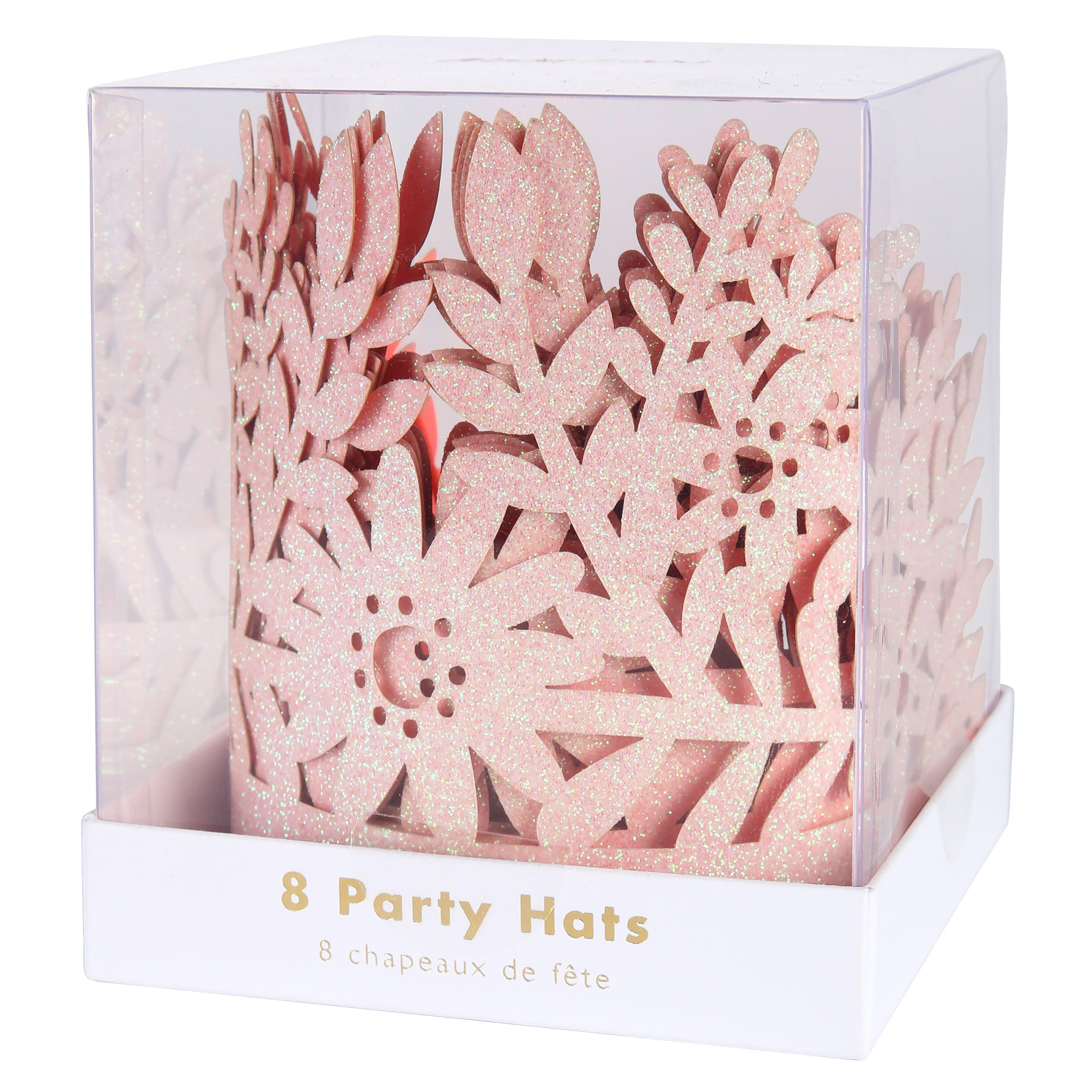 Meri Meri Pink Glitter Party Crown Set image number 1