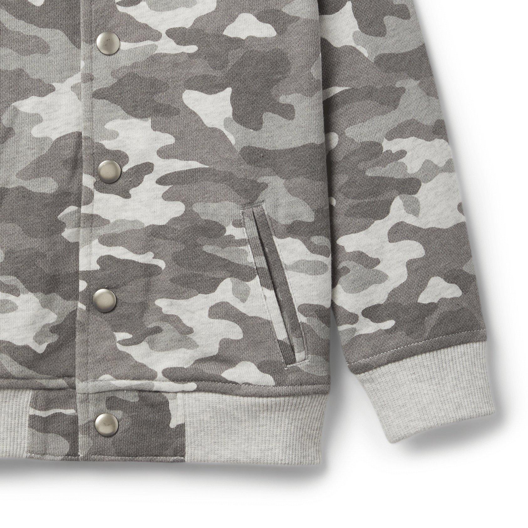 Camo Varsity Jacket image number 2