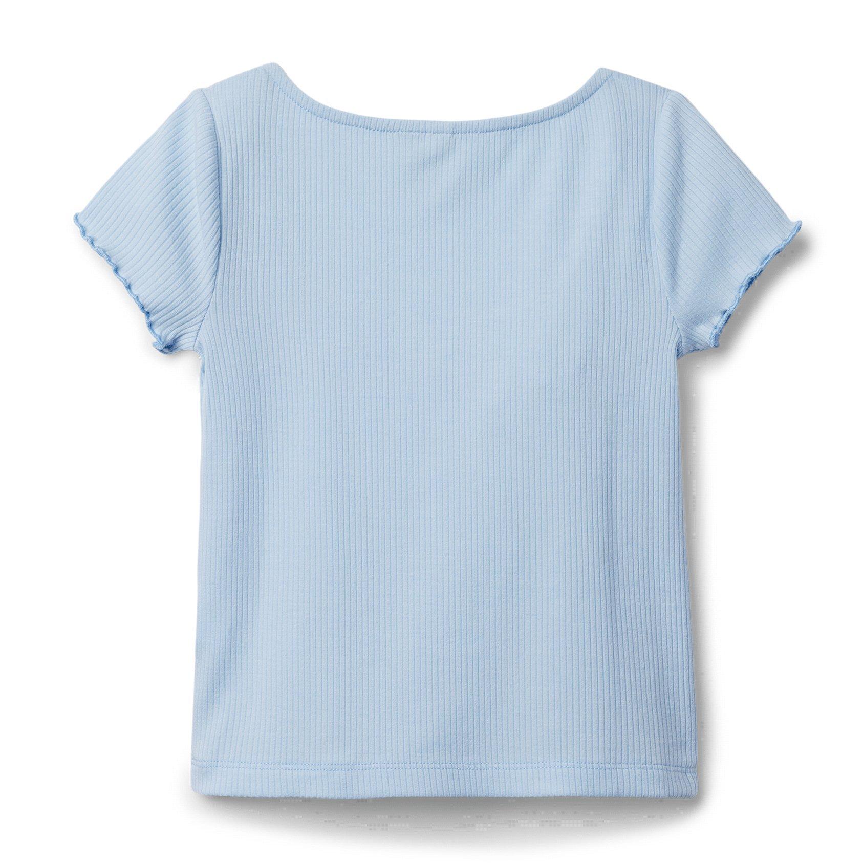 Ribbed Square Neck Tee image number 1