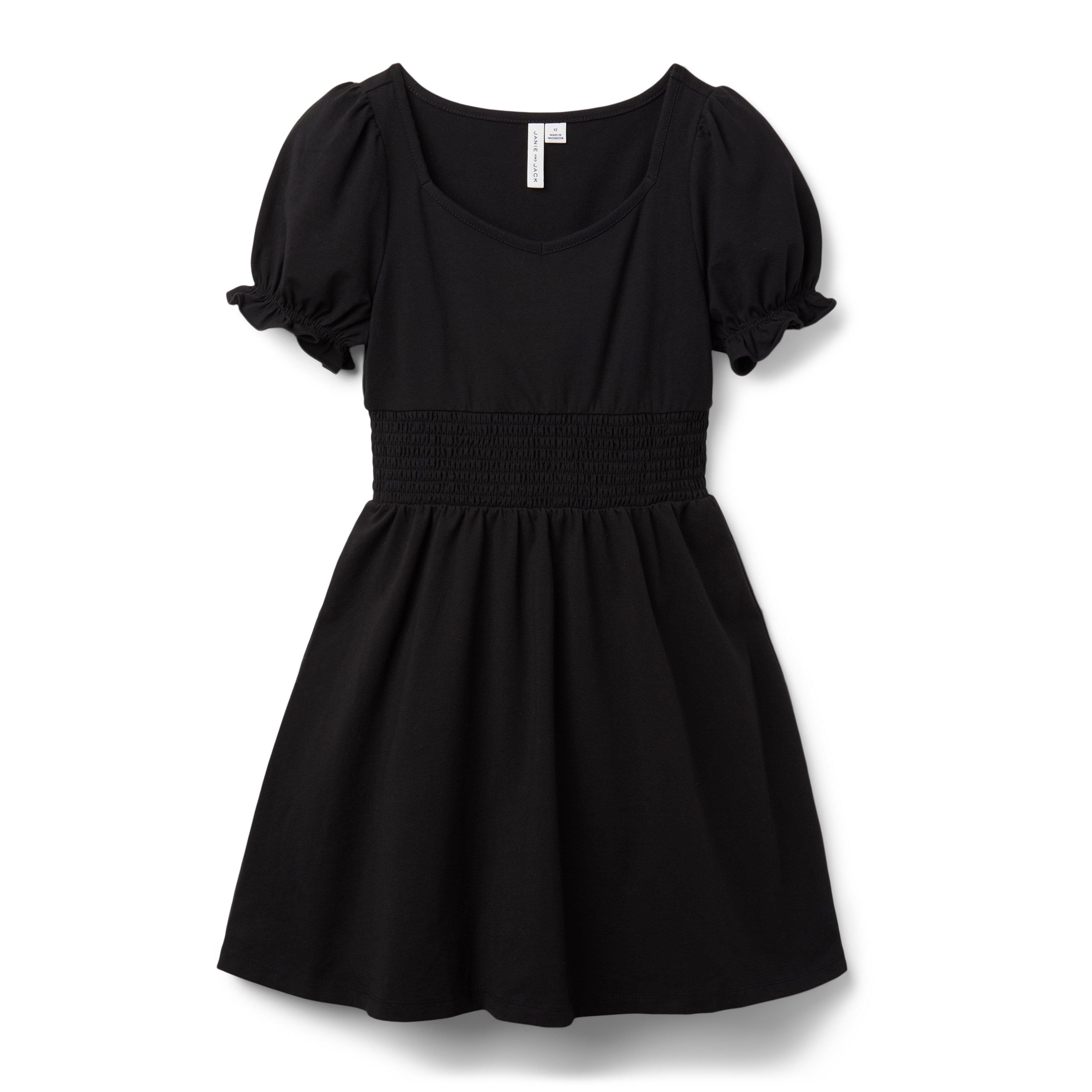 Smocked Waist Puff Sleeve Dress image number 0
