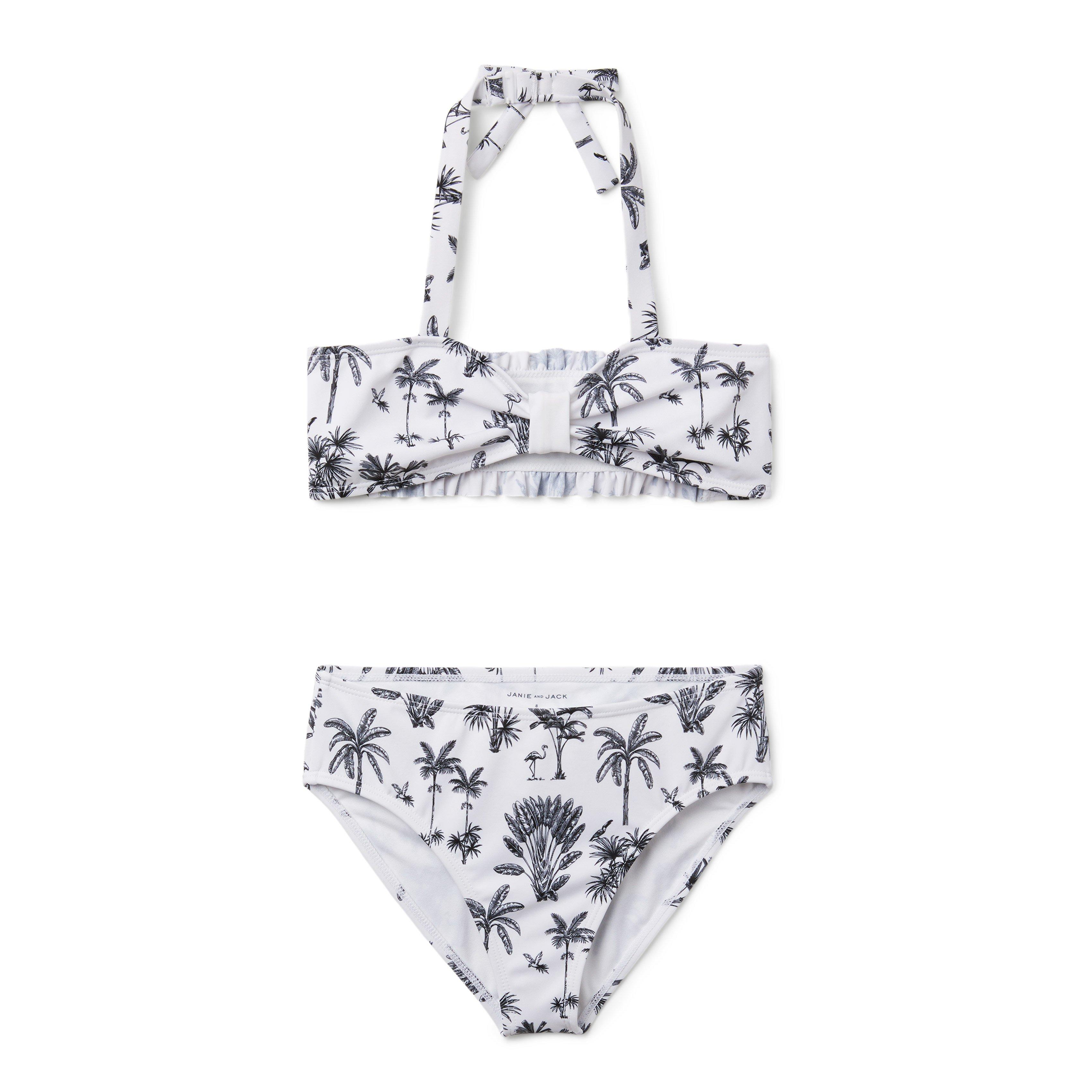 Palm Toile 2-Piece Swimsuit image number 0