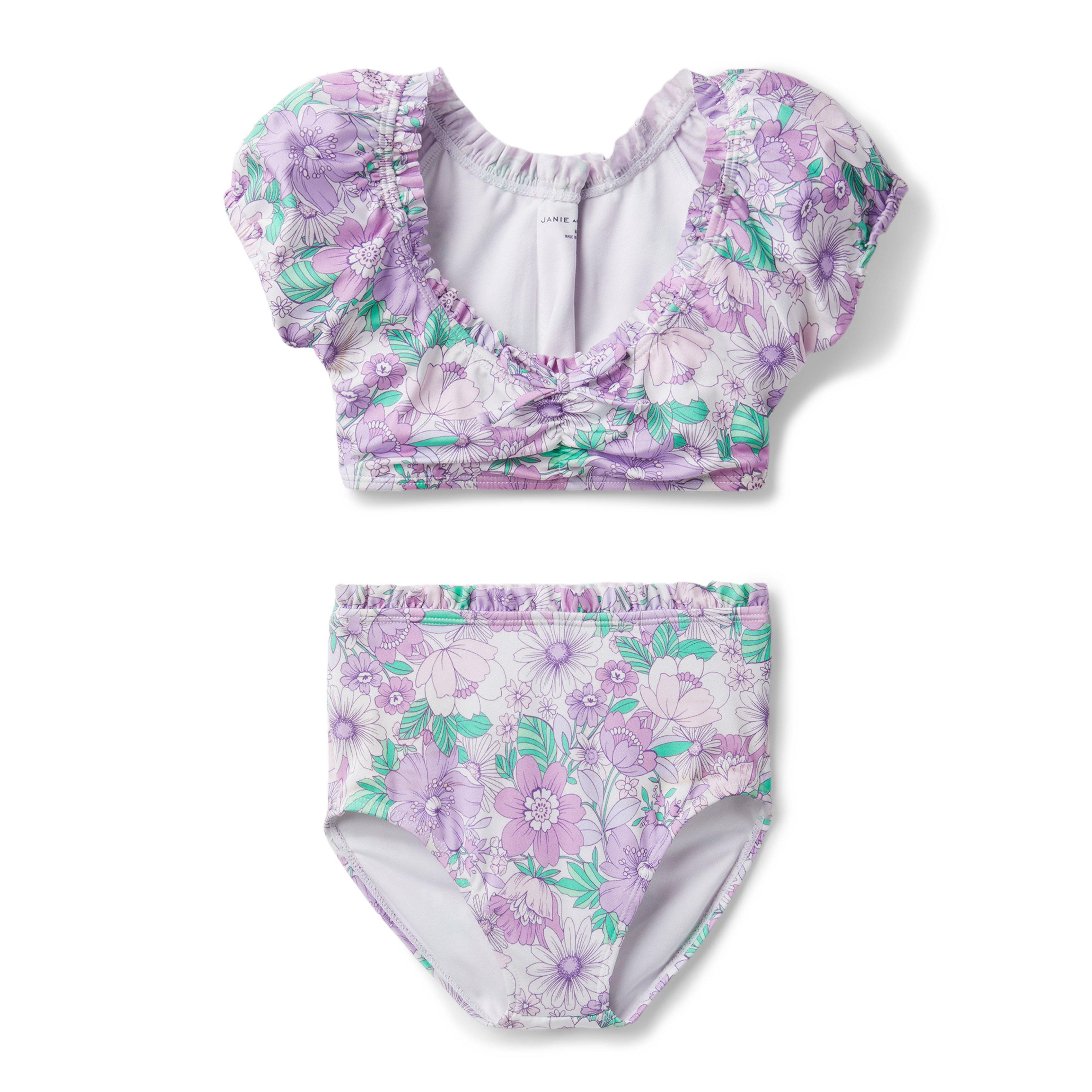 Floral High Waist 2-Piece Swimsuit image number 0