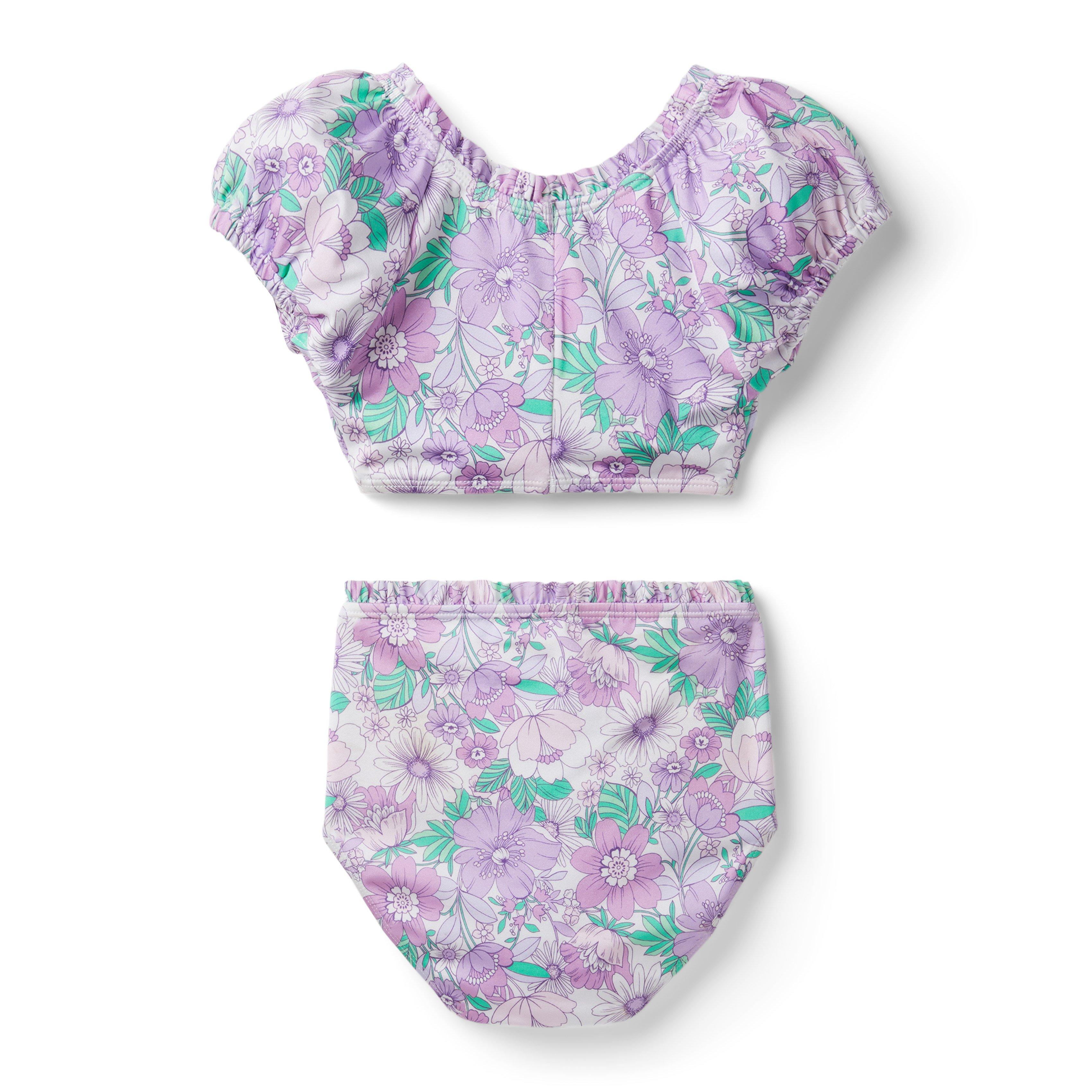 Floral High Waist 2-Piece Swimsuit image number 1