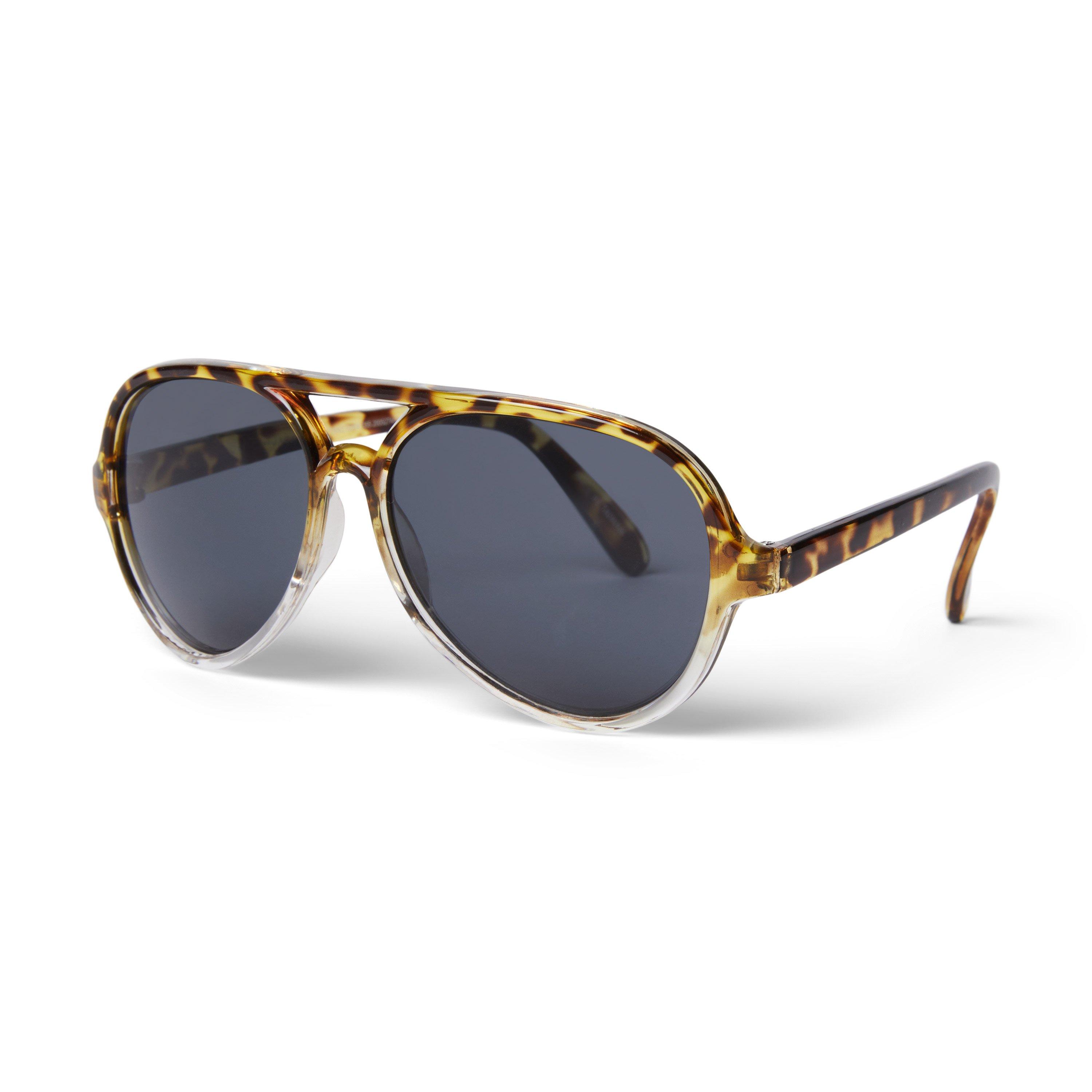 Tortoise Aviator Sunglasses