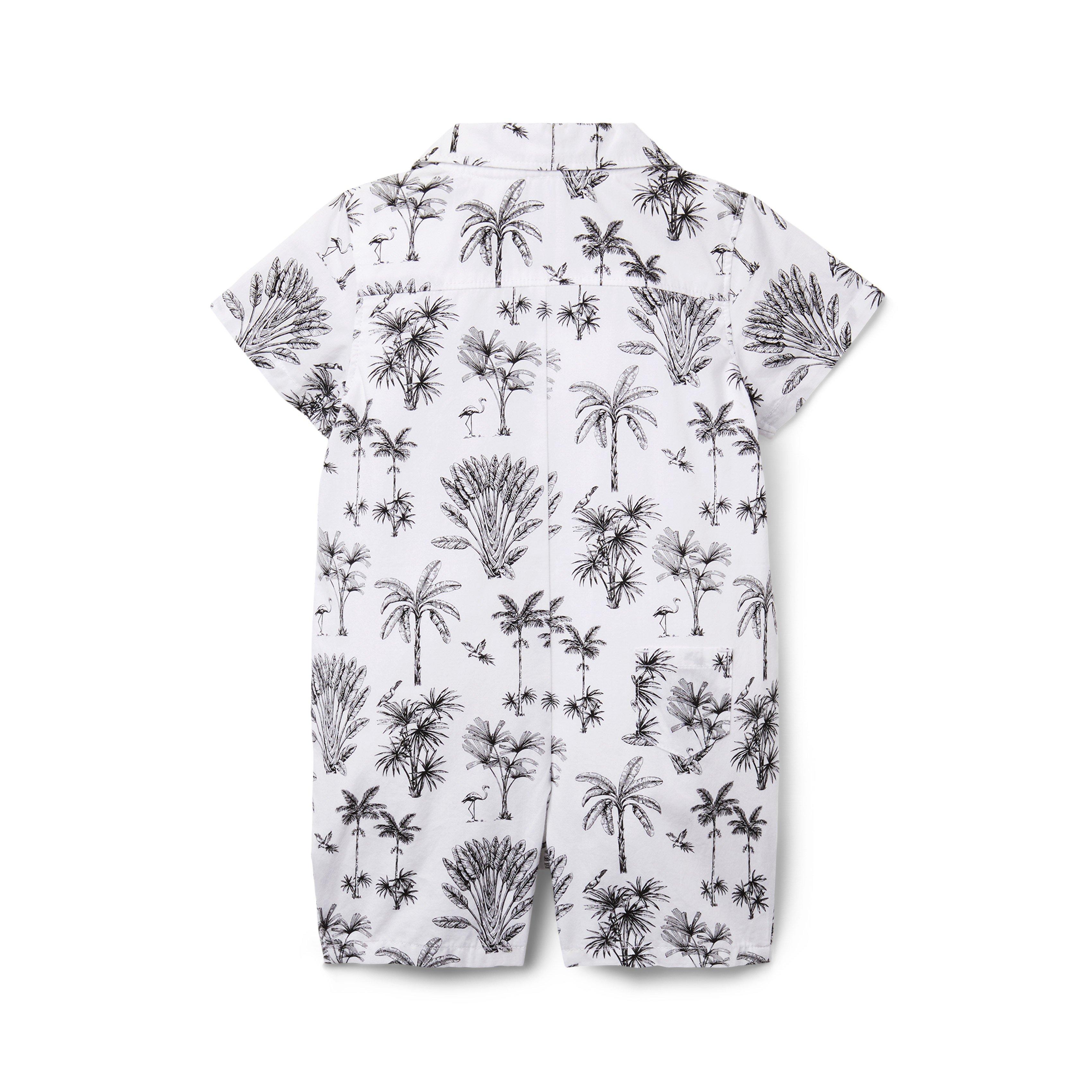Baby Palm Toile Romper image number 1
