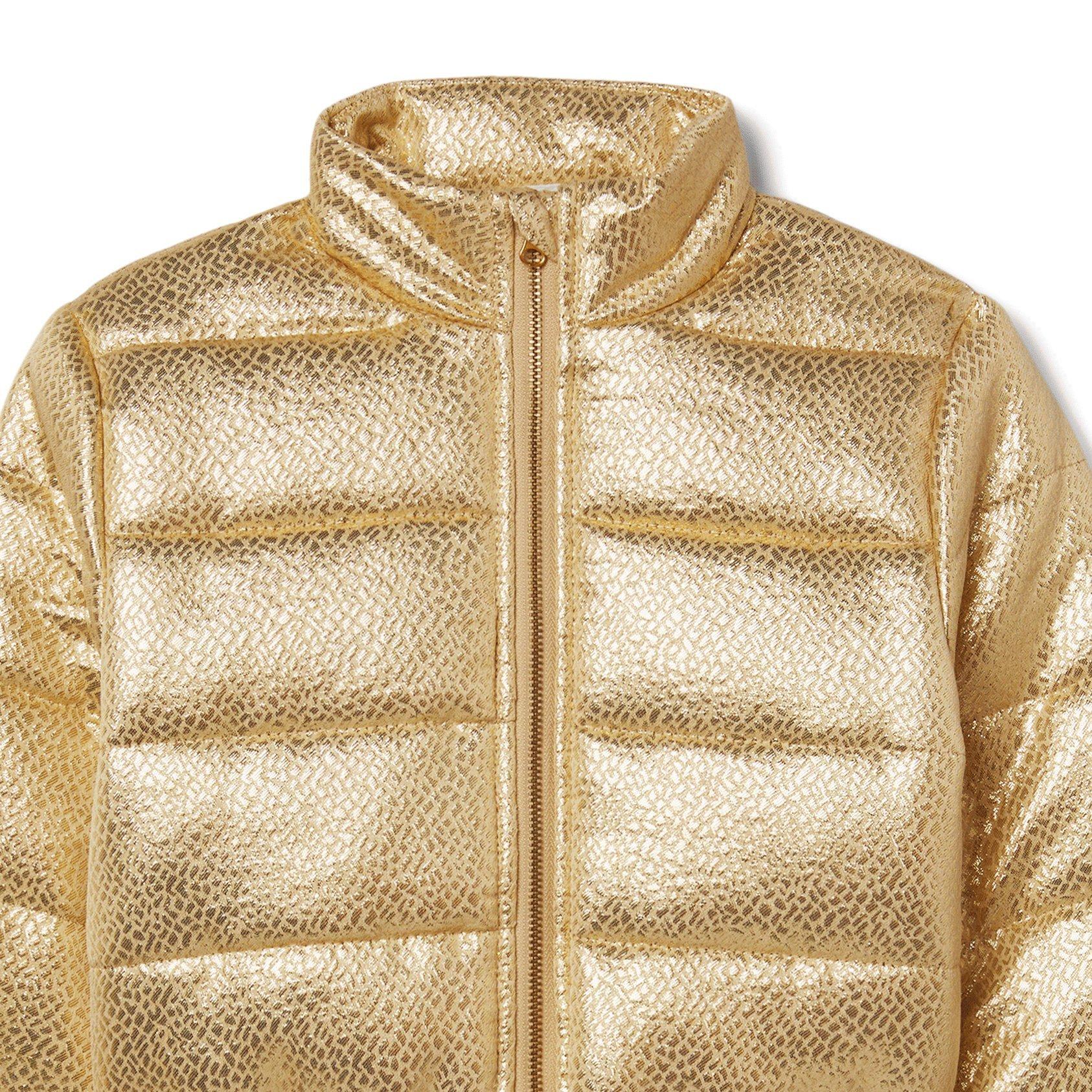 Kimberly Goldson Metallic Puffer Jacket image number 3