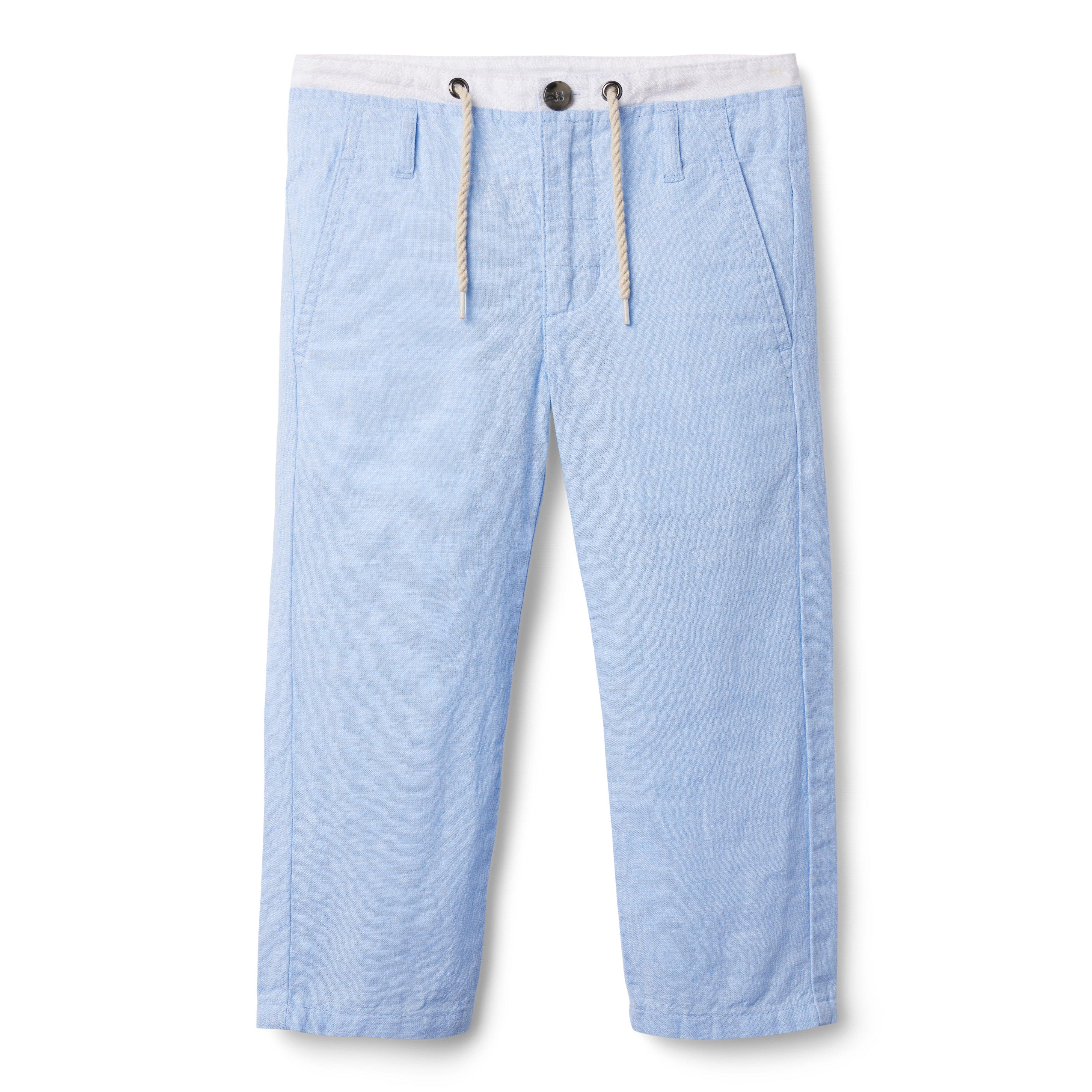 Linen Double Waistband Pant image number 0