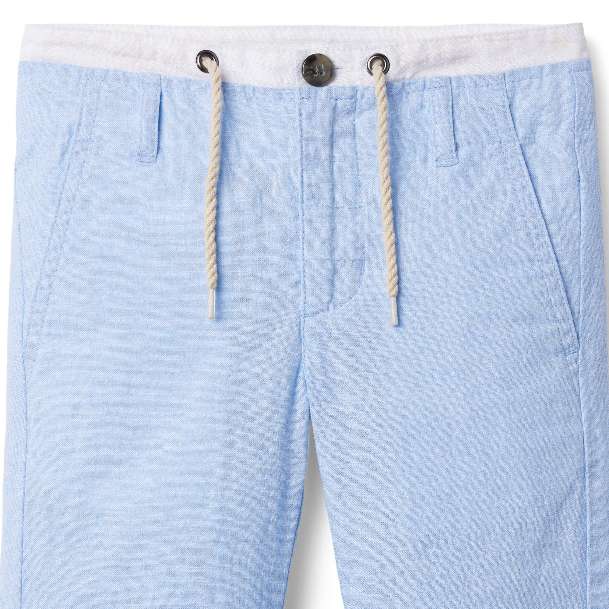 Linen Double Waistband Pant image number 3