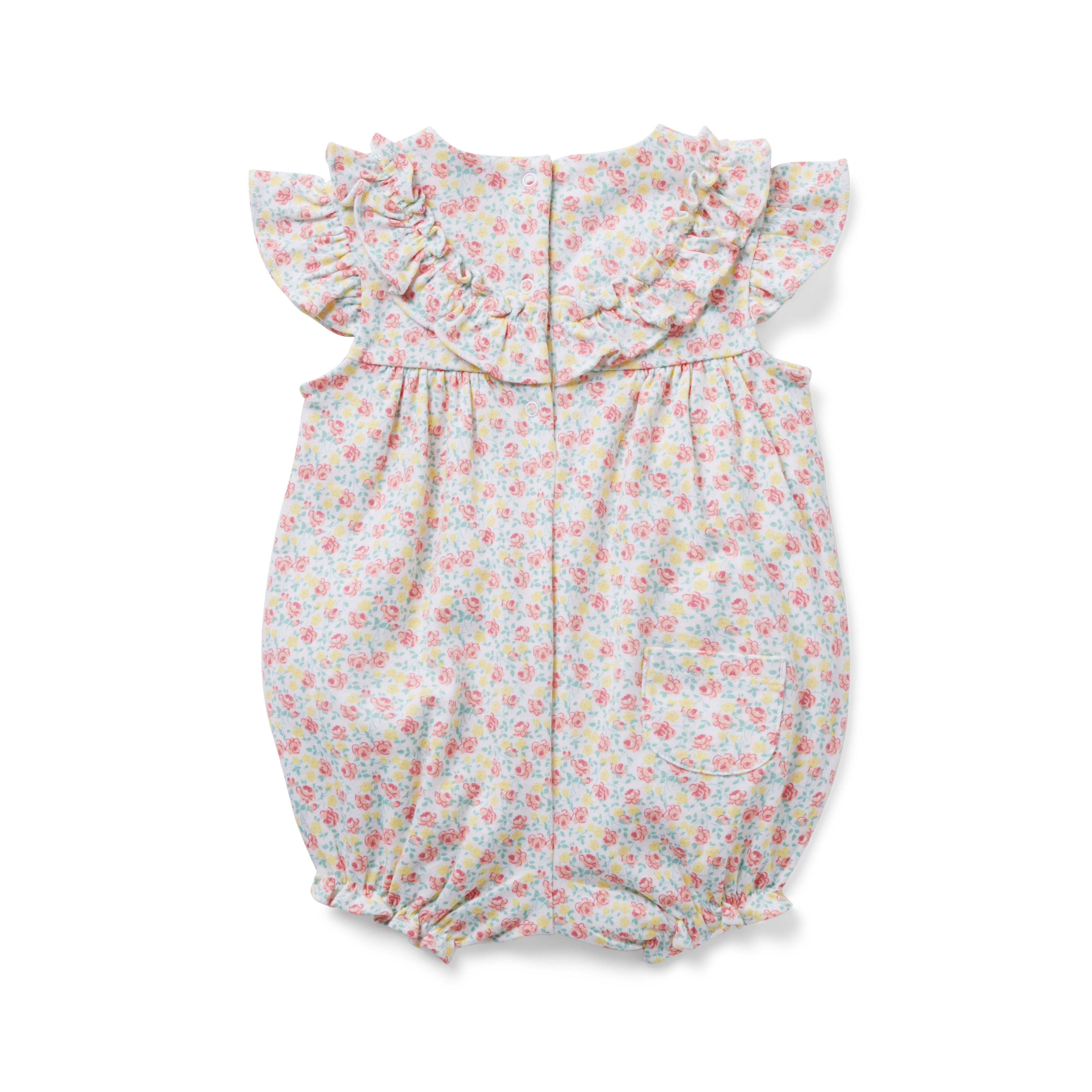 Baby Ditsy Floral Ruffle Romper image number 1