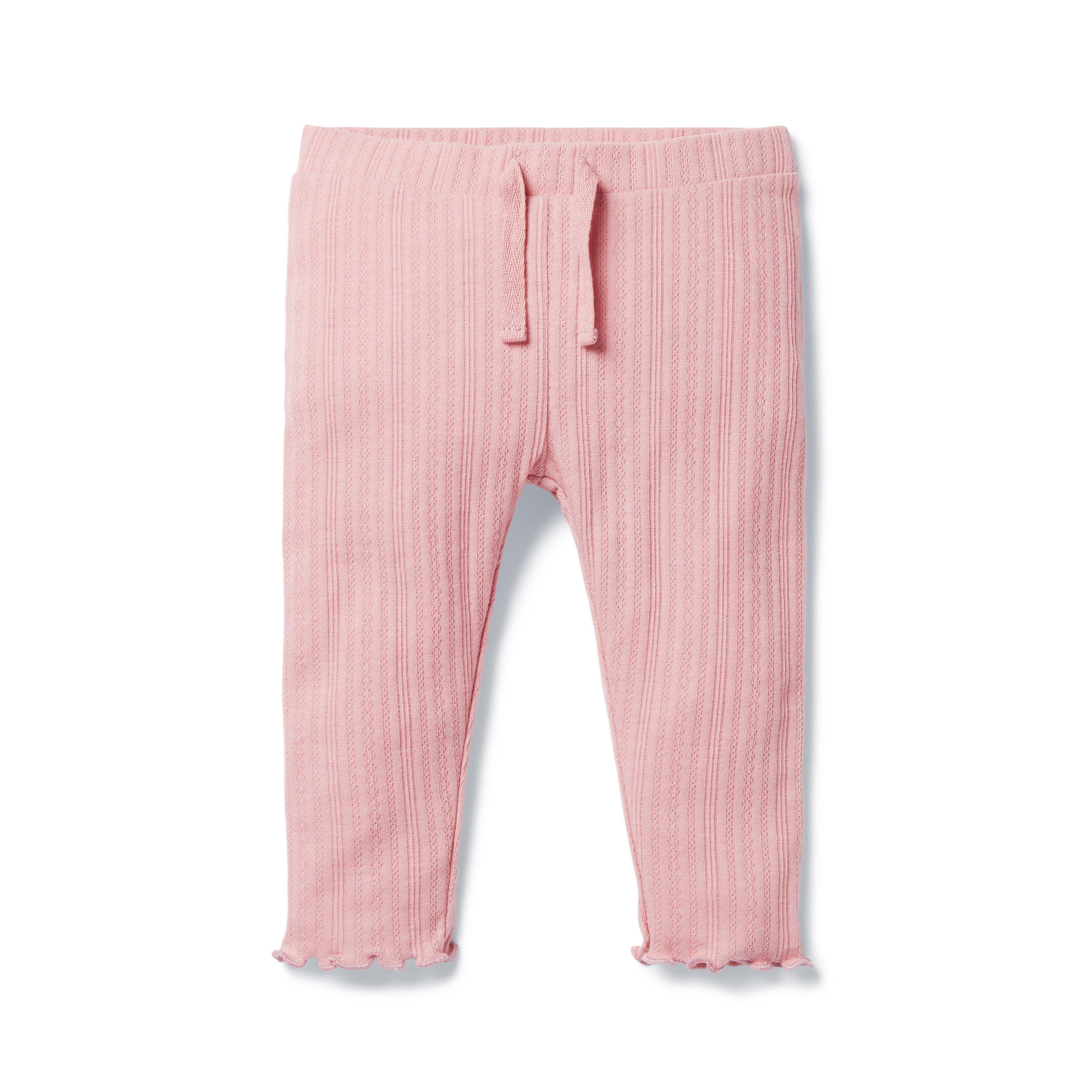 Newborn Bridal Rose Baby Pointelle Pant by Janie and Jack