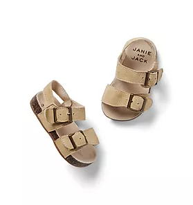 Baby Leather Buckle Sandal
