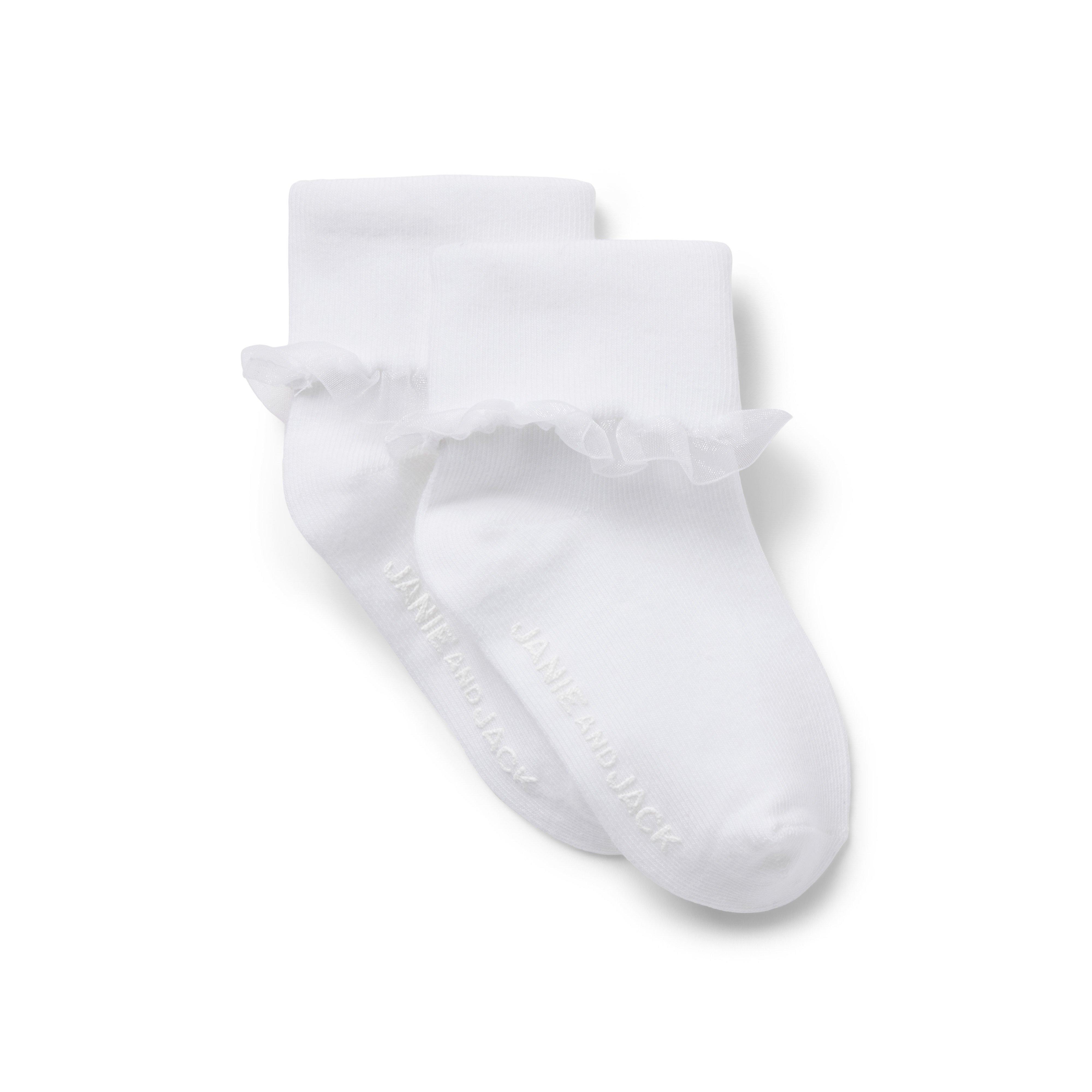 Baby Ruffle Fold Over Sock