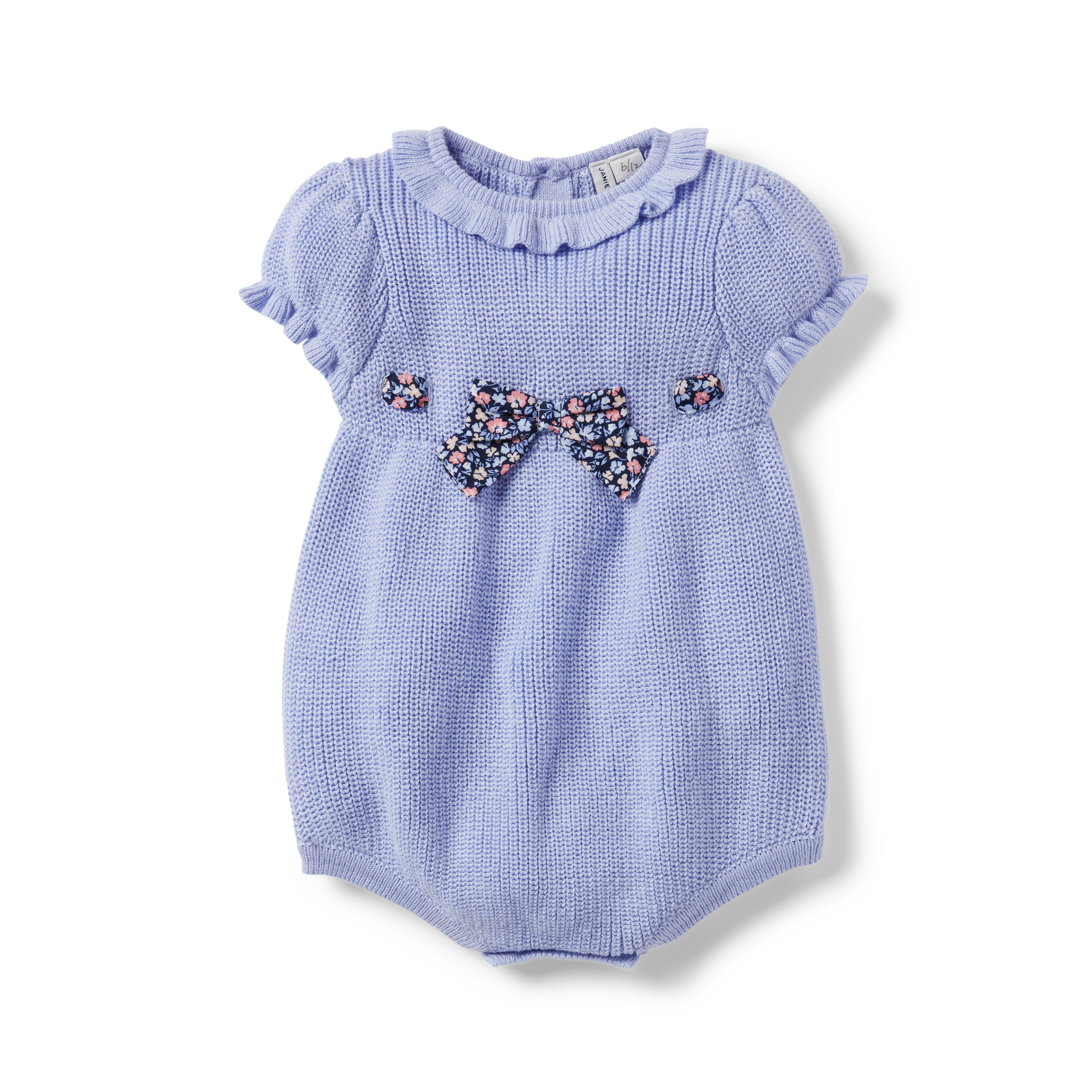 Baby Bow Sweater Romper image number 0