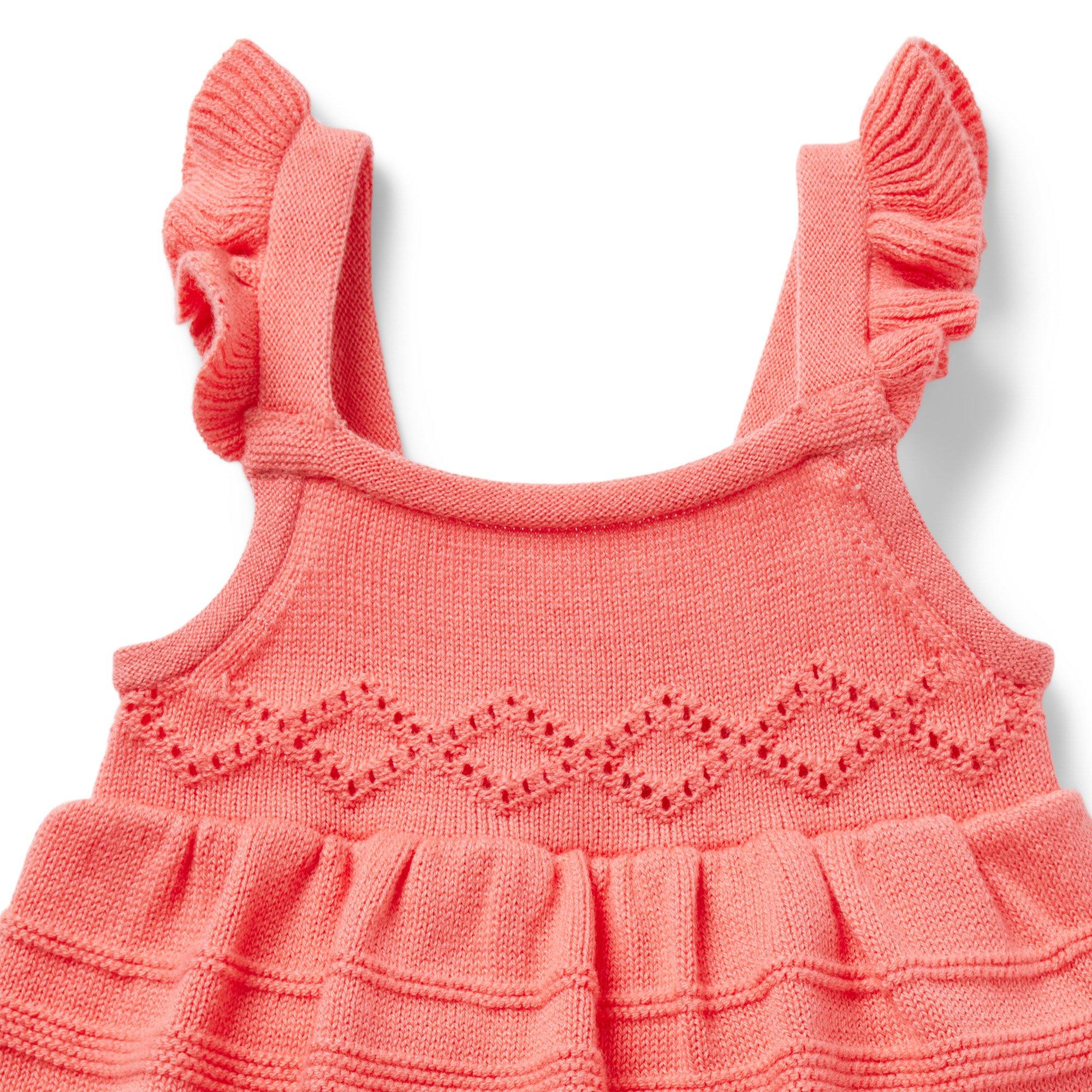 Baby Pointelle Sweater Romper image number 2