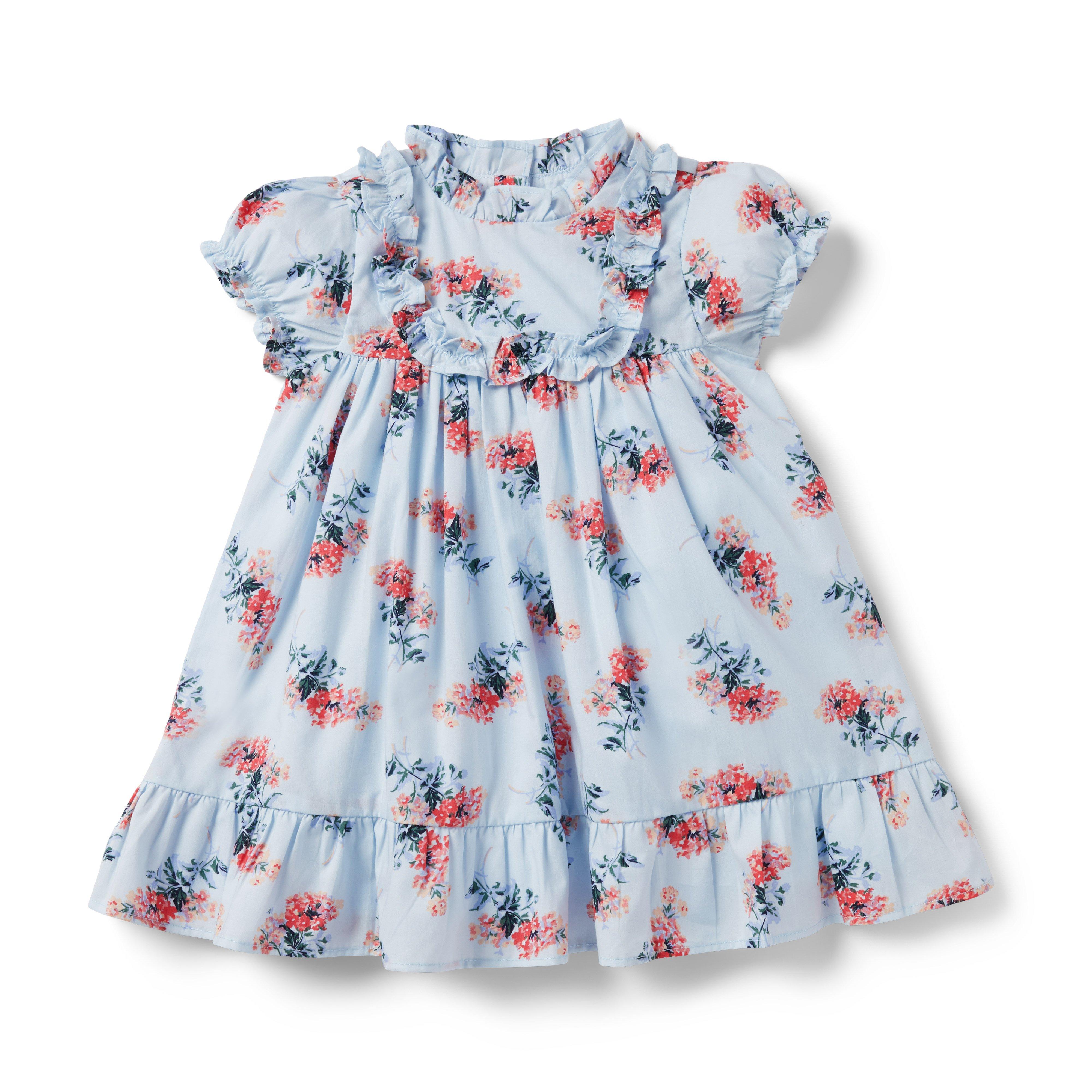 Baby Floral Puff Sleeve Dress image number 0