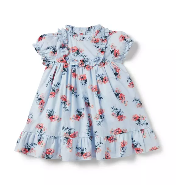 Baby Floral Puff Sleeve Dress