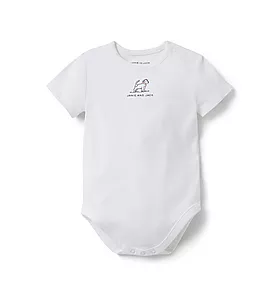 Baby Embroidered Dog Bodysuit