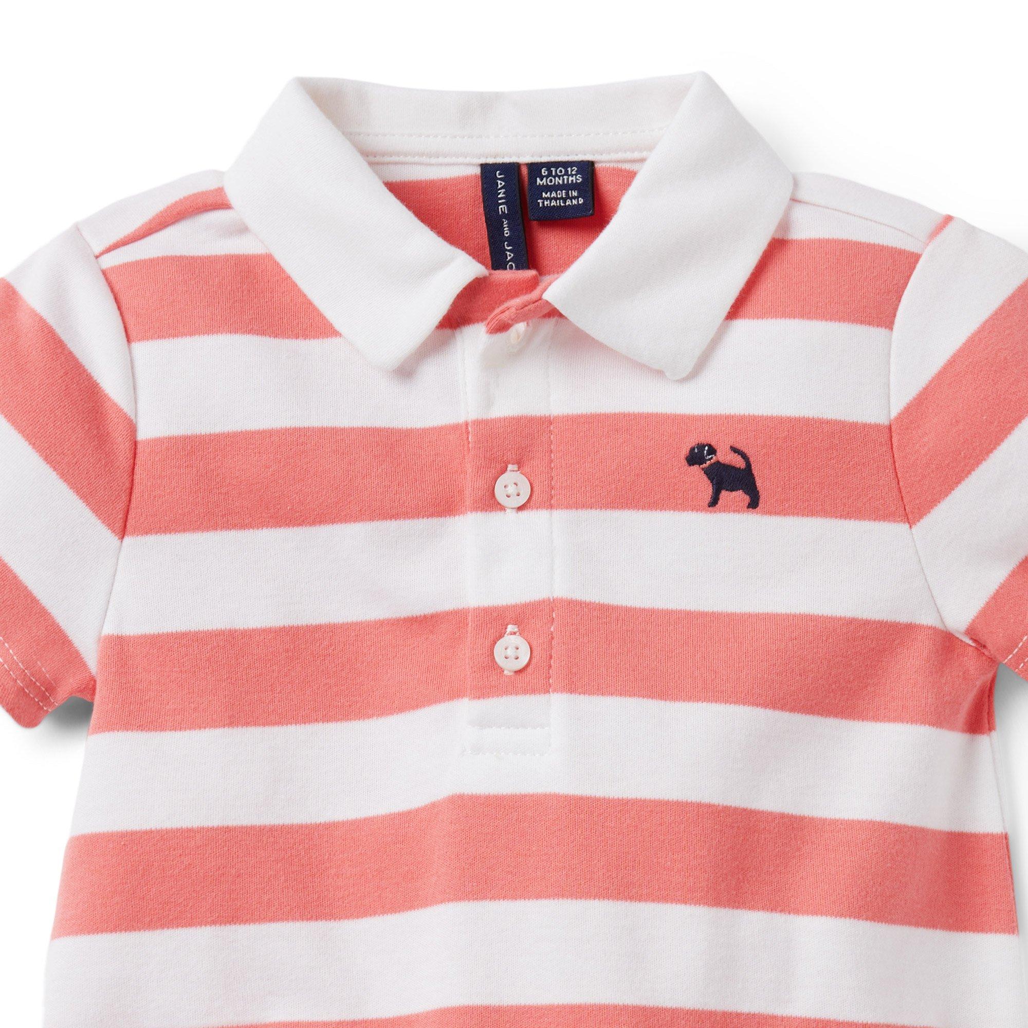 Baby Striped Polo 1-Piece image number 2