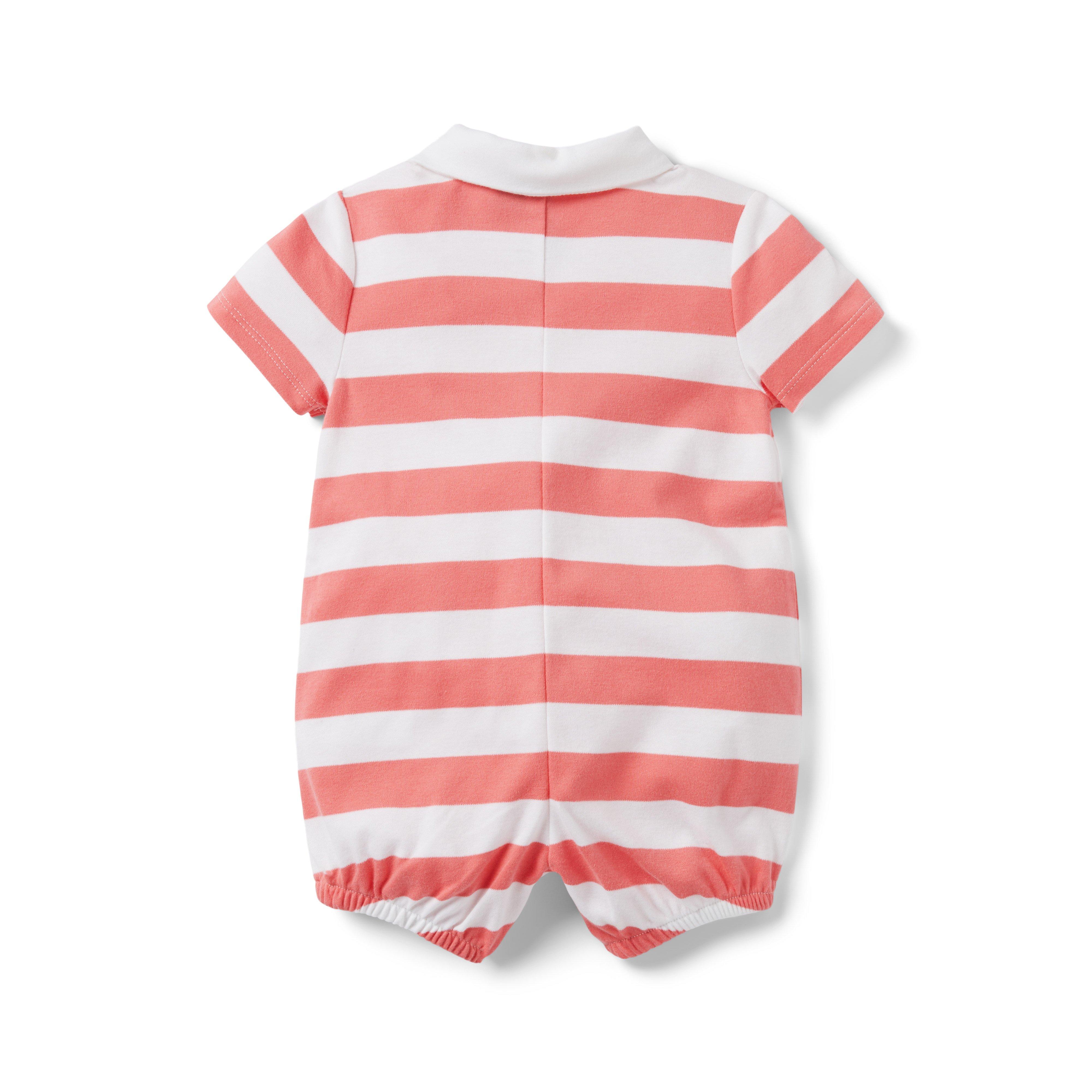 Baby Striped Polo 1-Piece image number 1