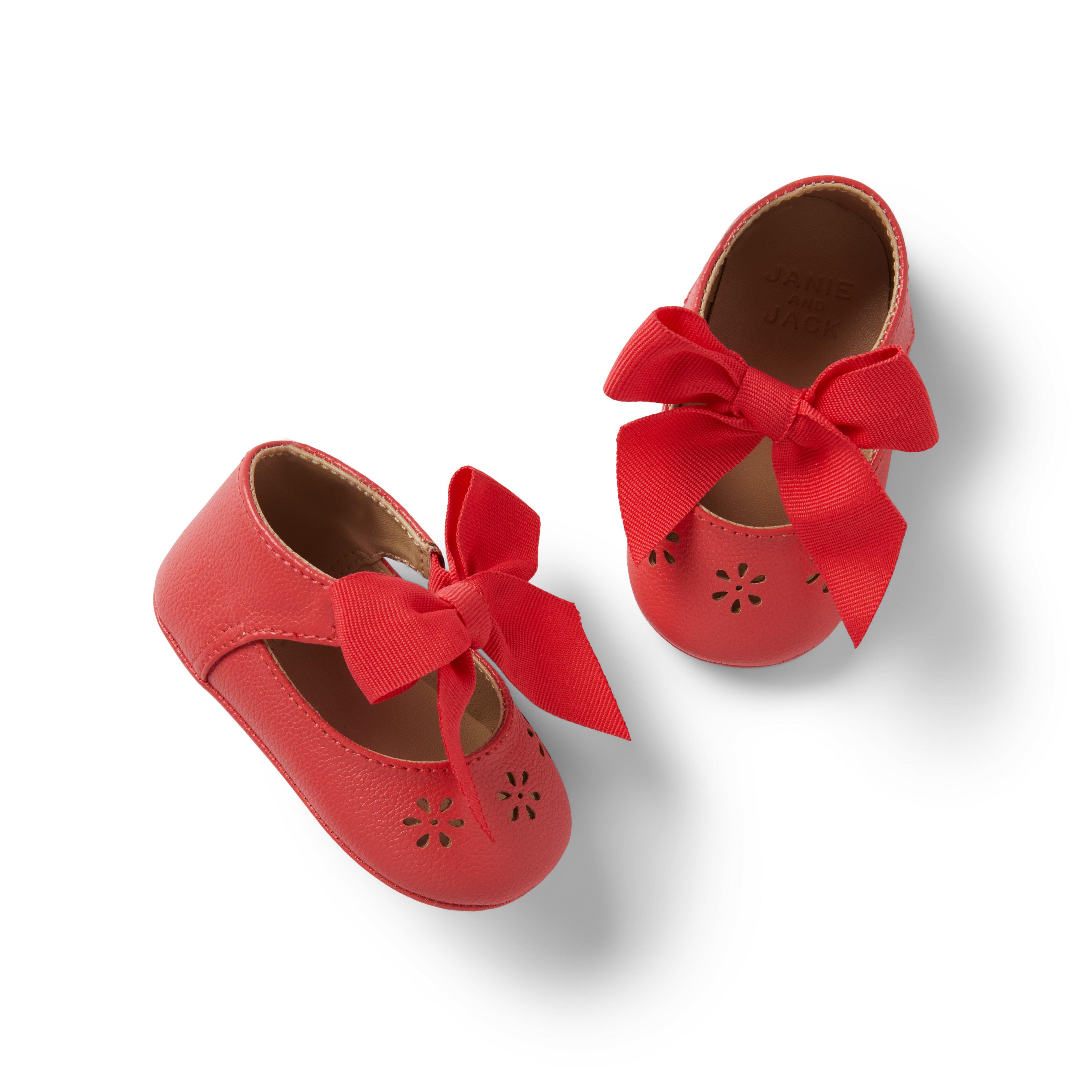 Baby Eyelet Bow Flat image number 0